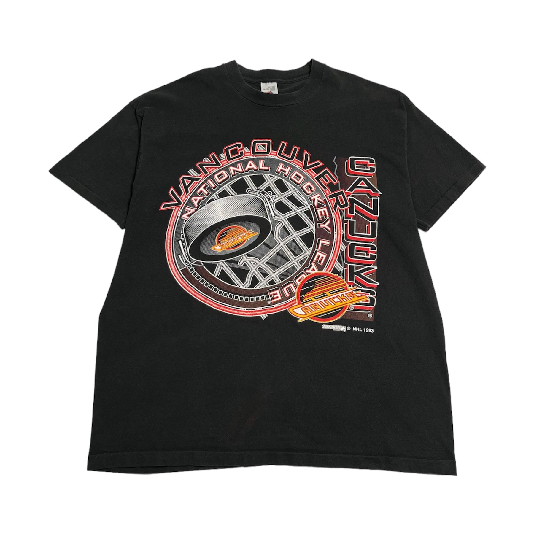 1993 Vancouver Canucks Puck Graphic Tee XXL