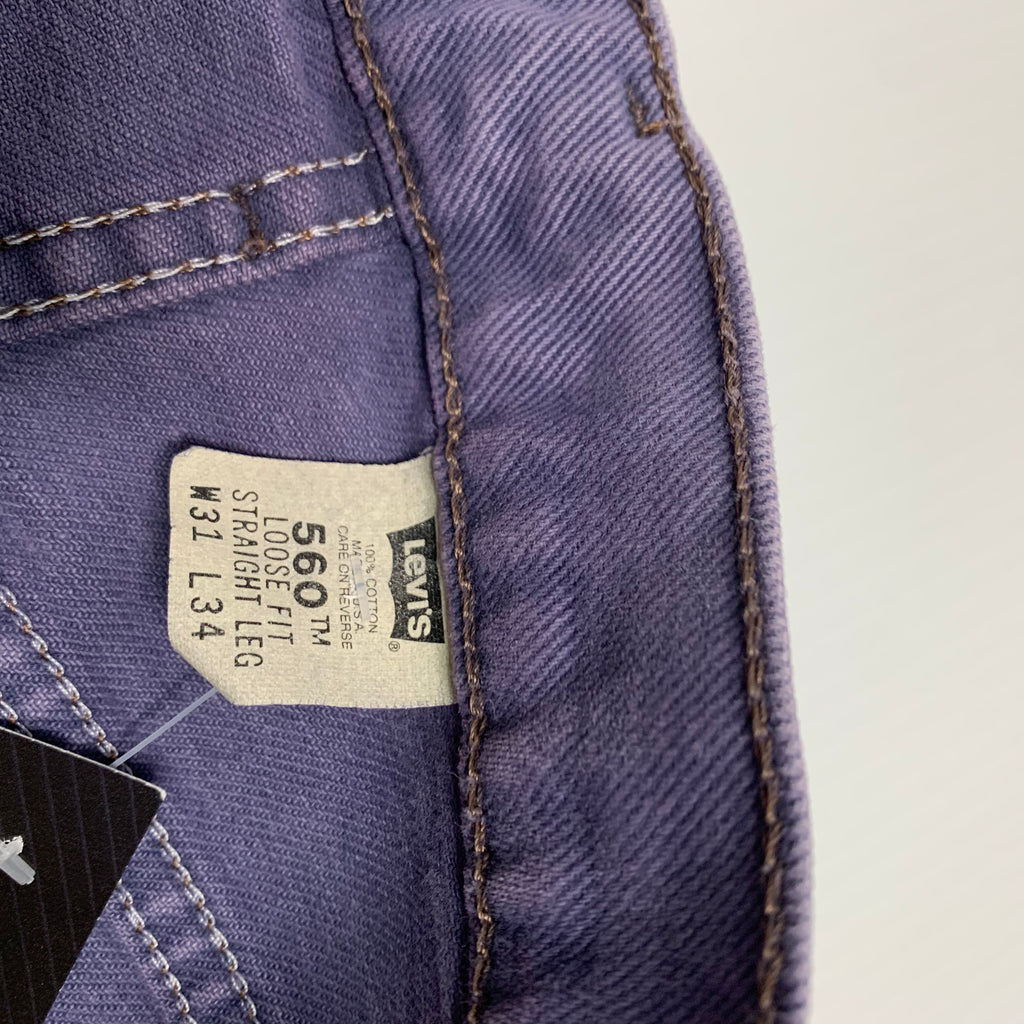 Levi’s Purple 560 Denim 31
