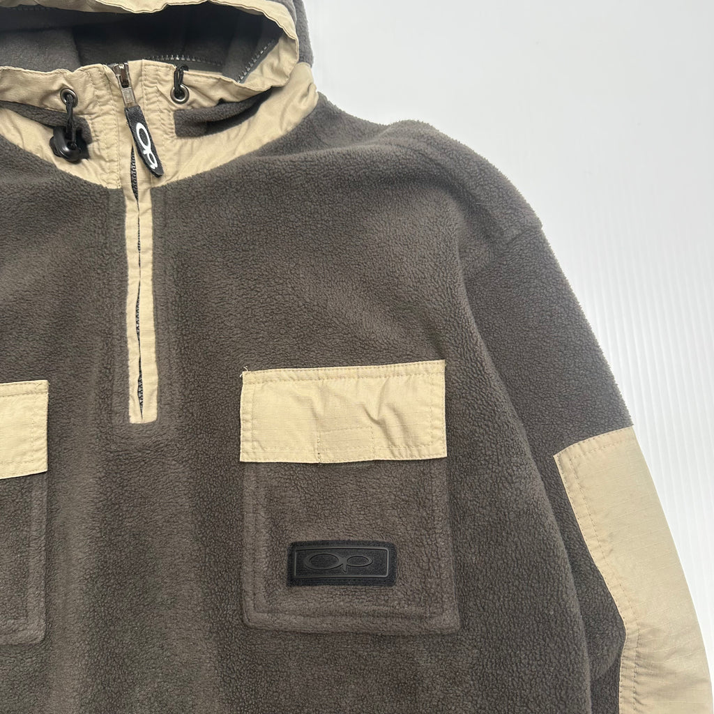 Vintage Ocean Pacific Fleece 1/4 Zip Light Jacket L