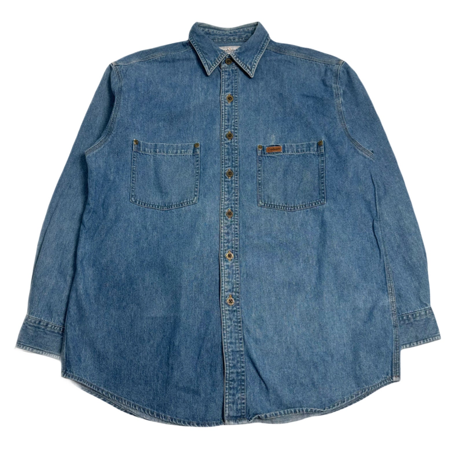 Carhartt Denim Button-Up Shirt M