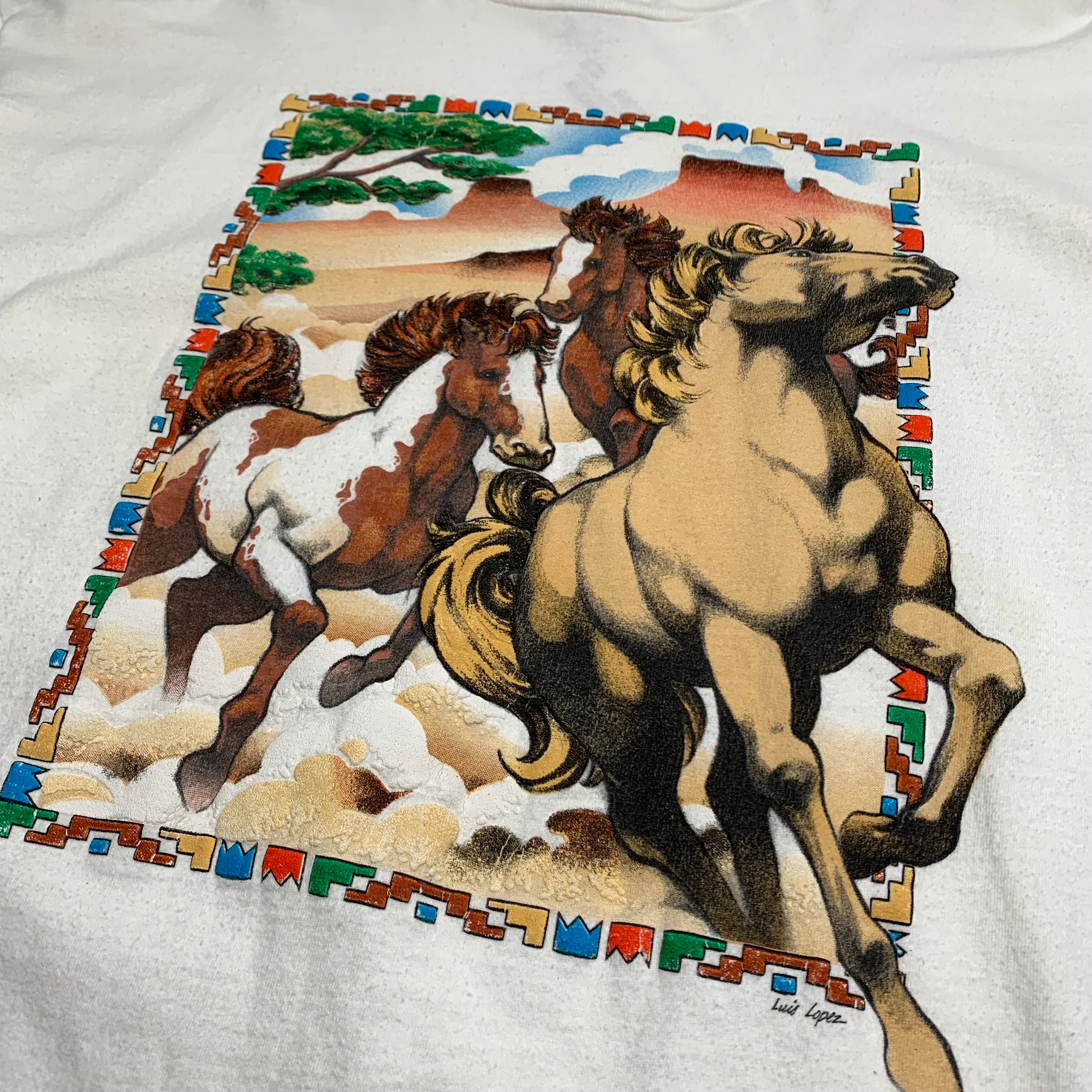 90s Wild Horses Tee XL