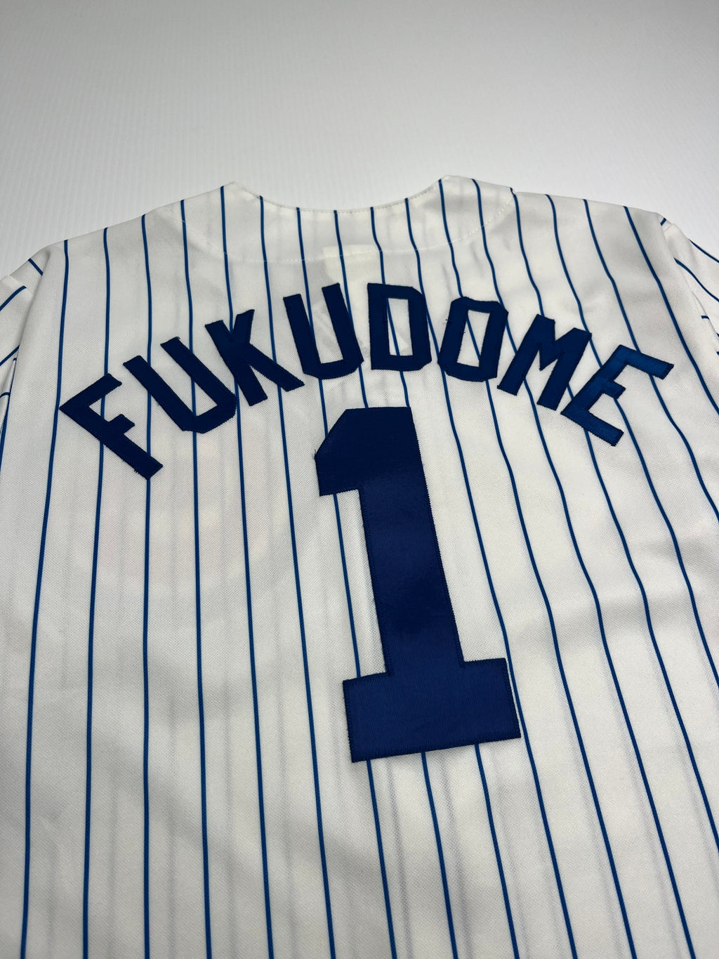 Chicago Cubs Fukudome #1 Striped Baseball Jersey M
