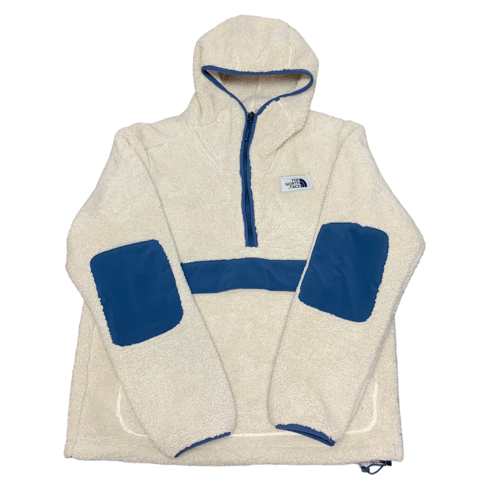 TNF Hooded Fleece Anorak Jacket M