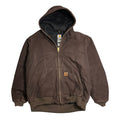 Vintage Carhartt Brown Hooded Jacket XL