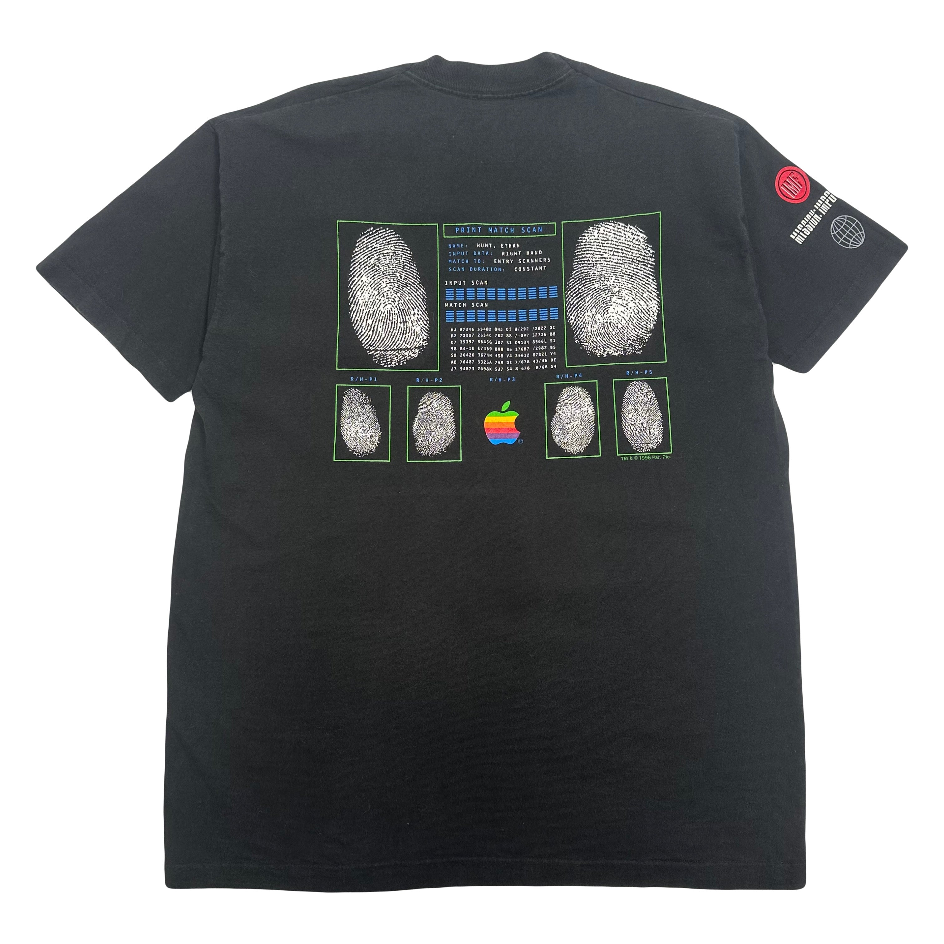 90s Apple Expect The Impossible Mission: Impossible Promo Tee L/XL