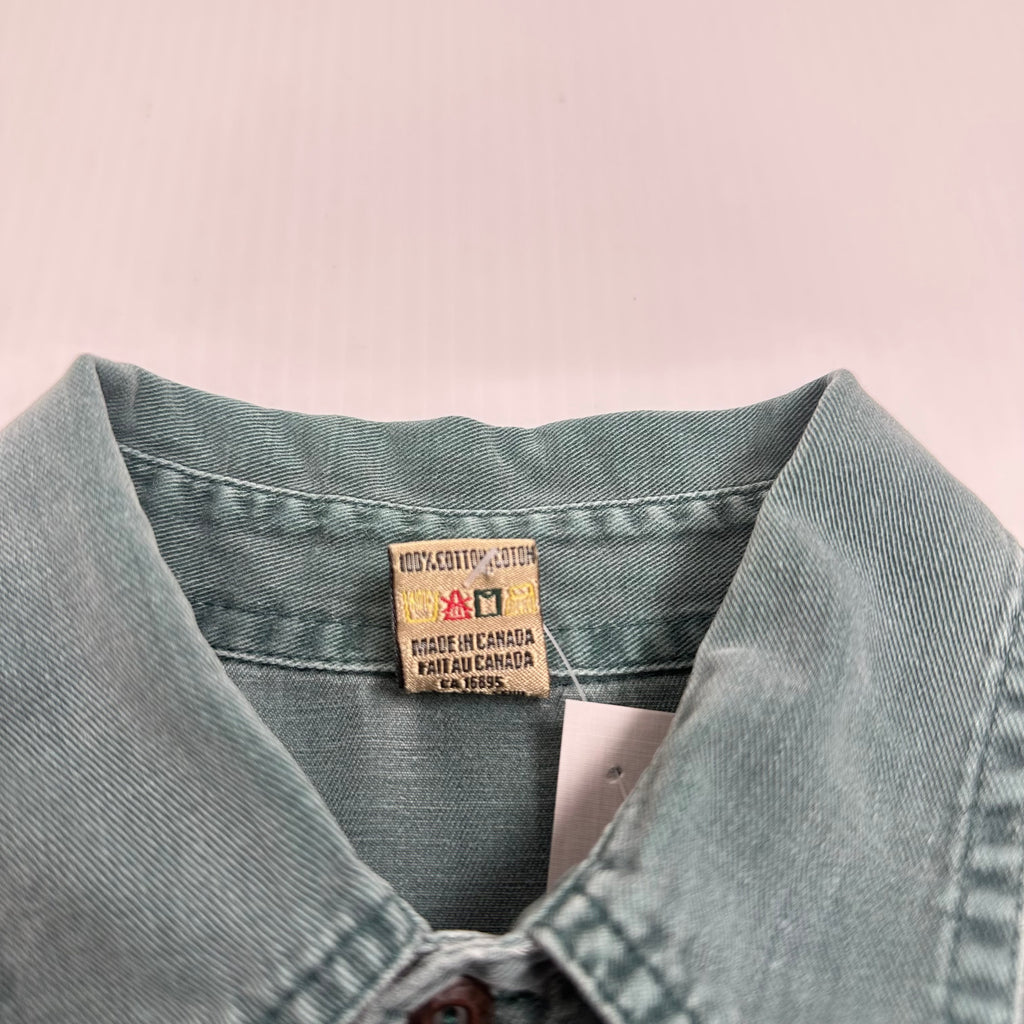 Vintage Balace Faded Short Sleeve Button Up Shirt M