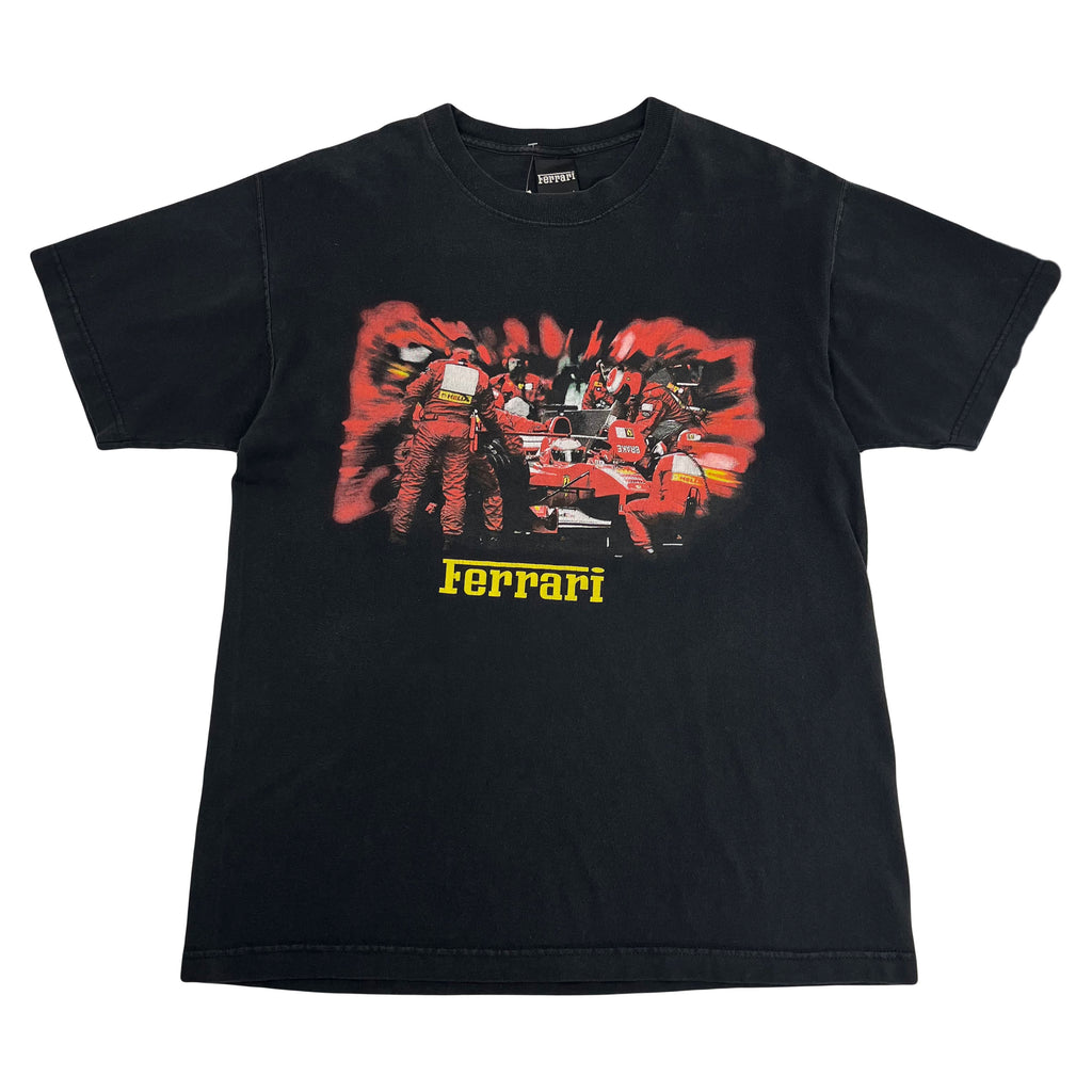 1999 Ferrari Racing Pit Stop Graphic Tee L