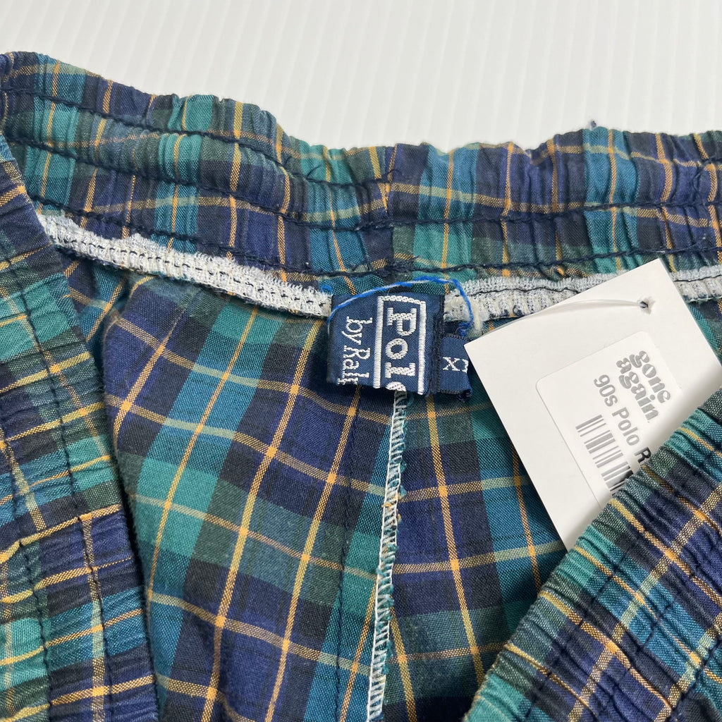 Vintage Polo Ralph Lauren Plaid Boxer Shorts XL