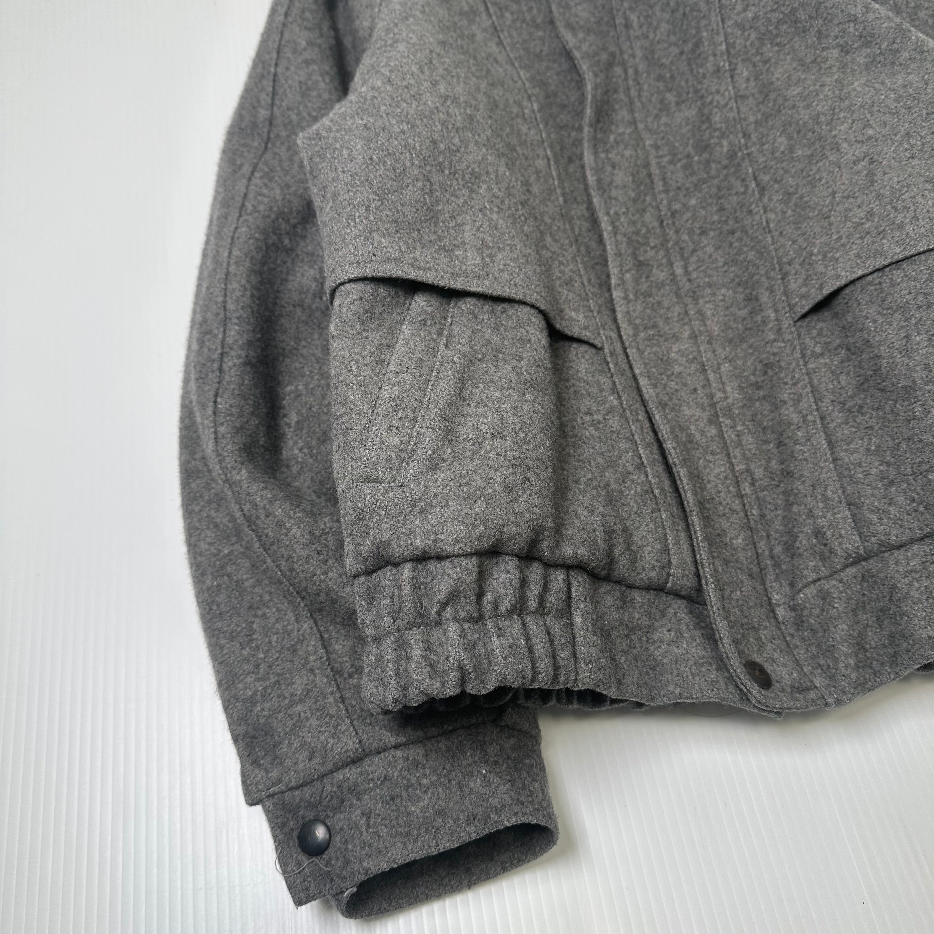 Vintage Givenchy Wool Blend Bomber Jacket L