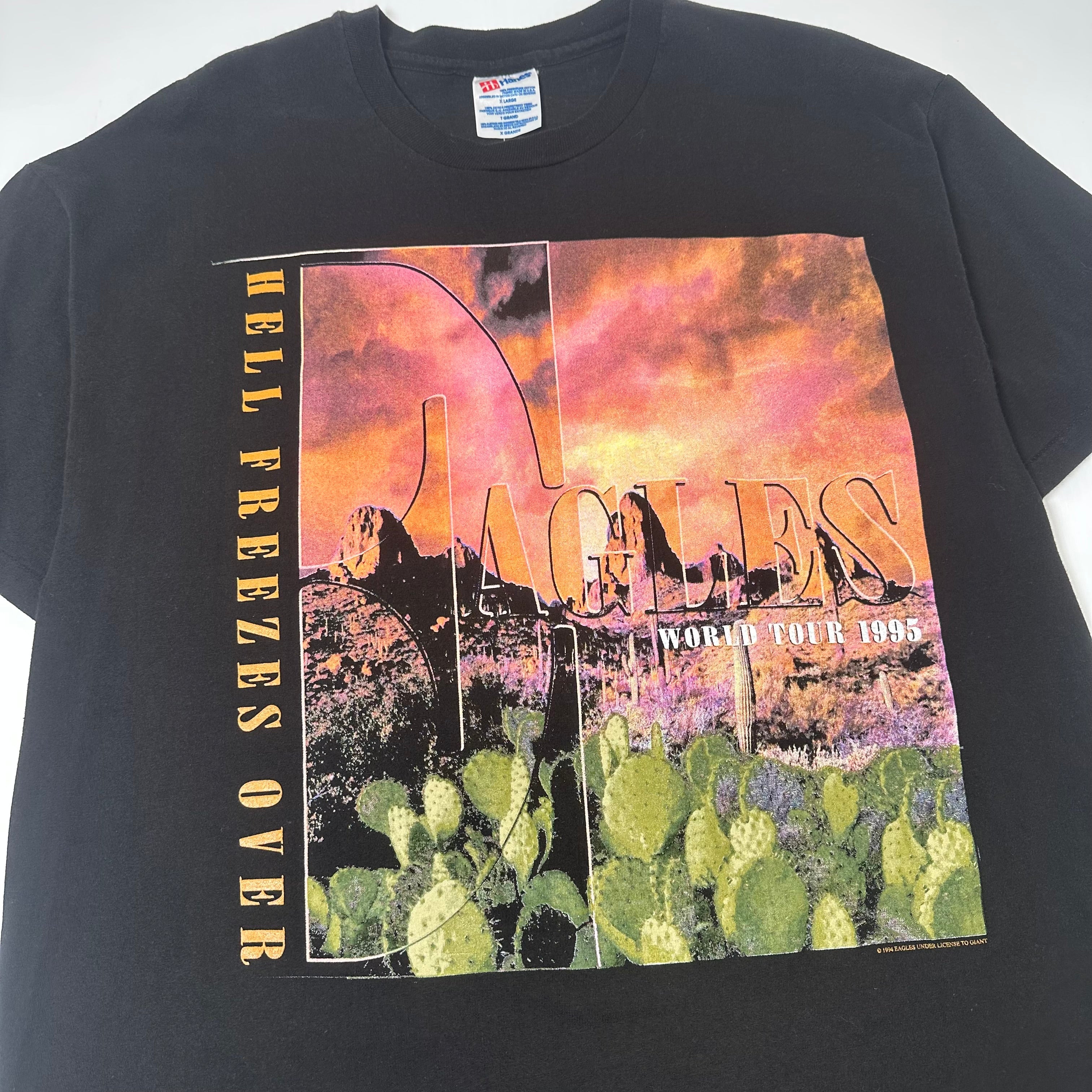 1994 The Eagles Hell Freezes Over Band Tour Tee XL