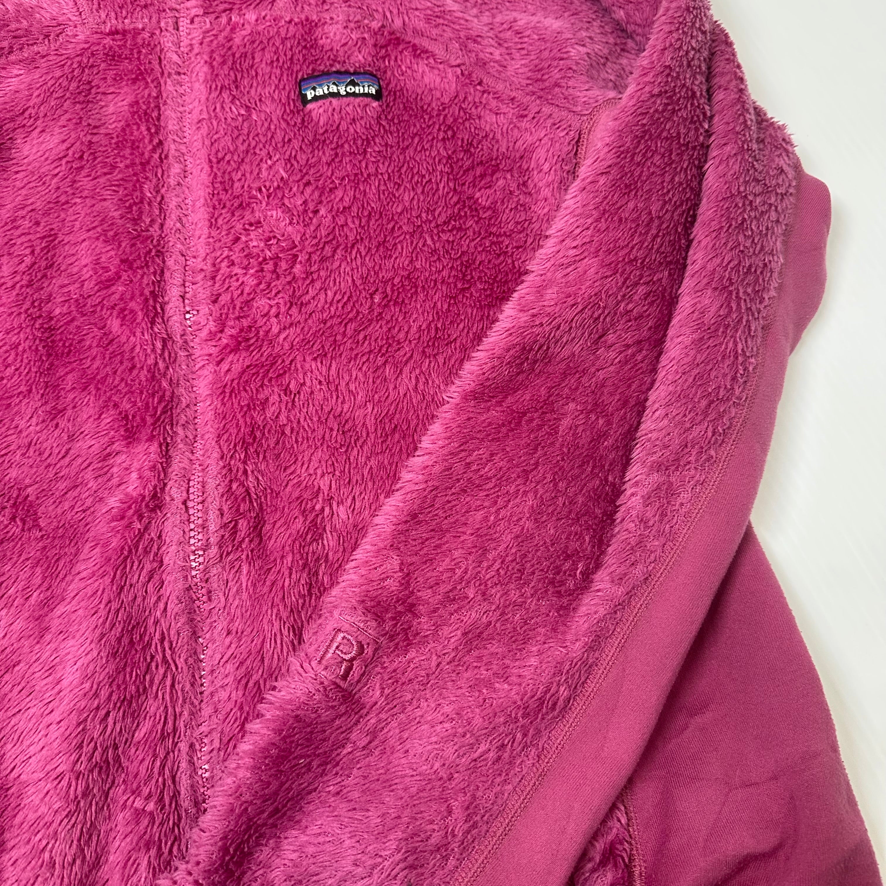 Patagonia Fuzzy Fleece Full Zip Light Jacket Women's L