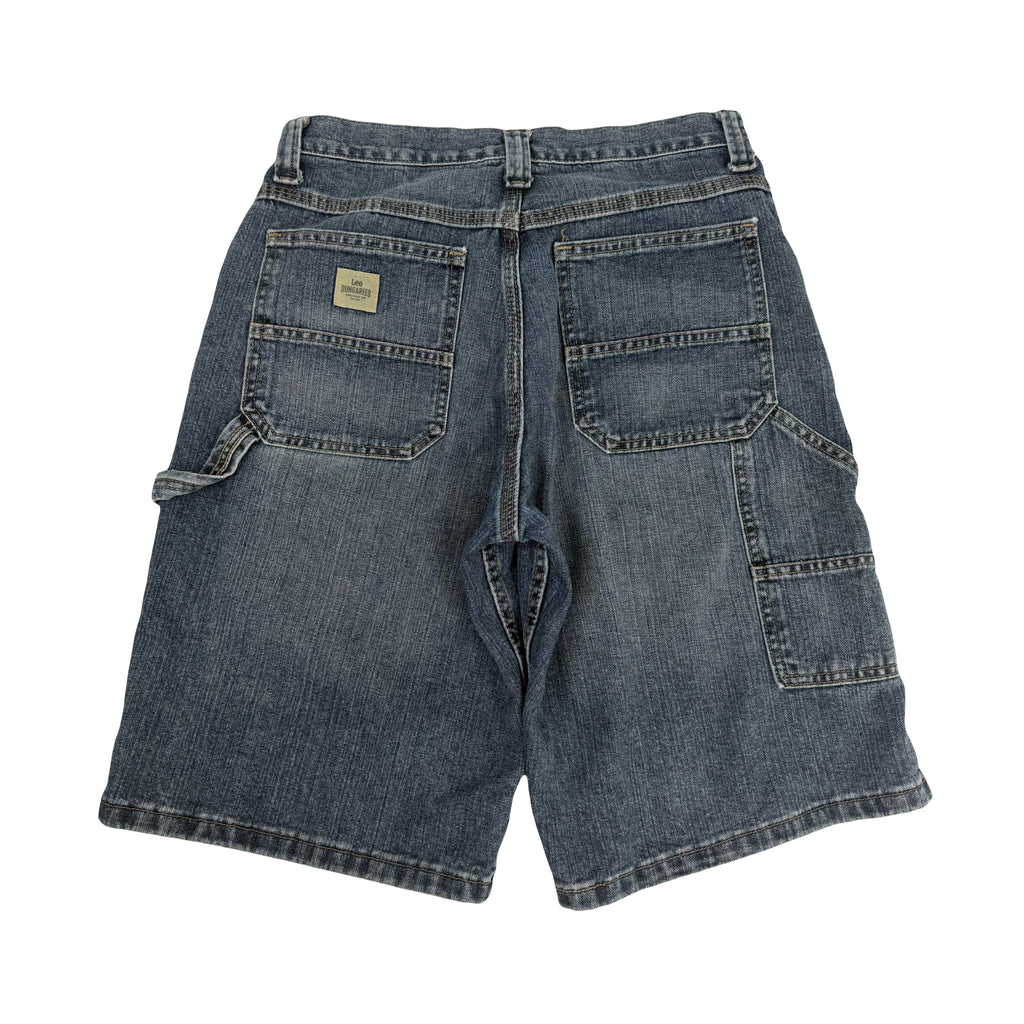 Lee Dungarees Dark Wash Denim Carpenter Shorts 30