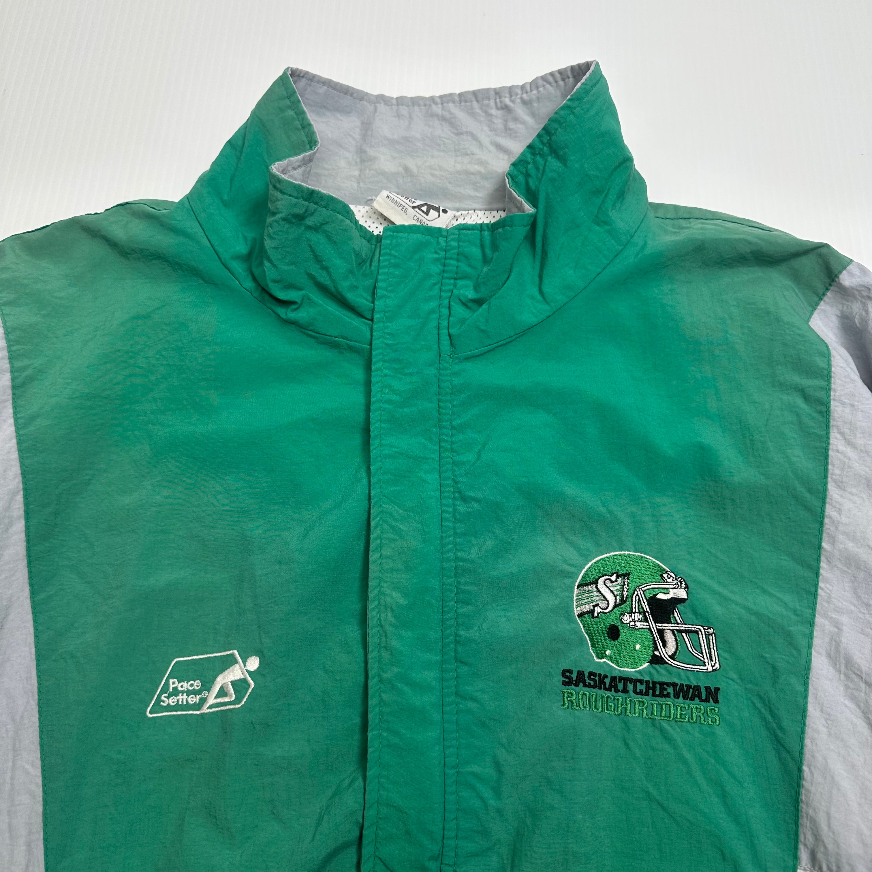 Vintage CFL Saskatchewan Roughriders Light Jacket XL