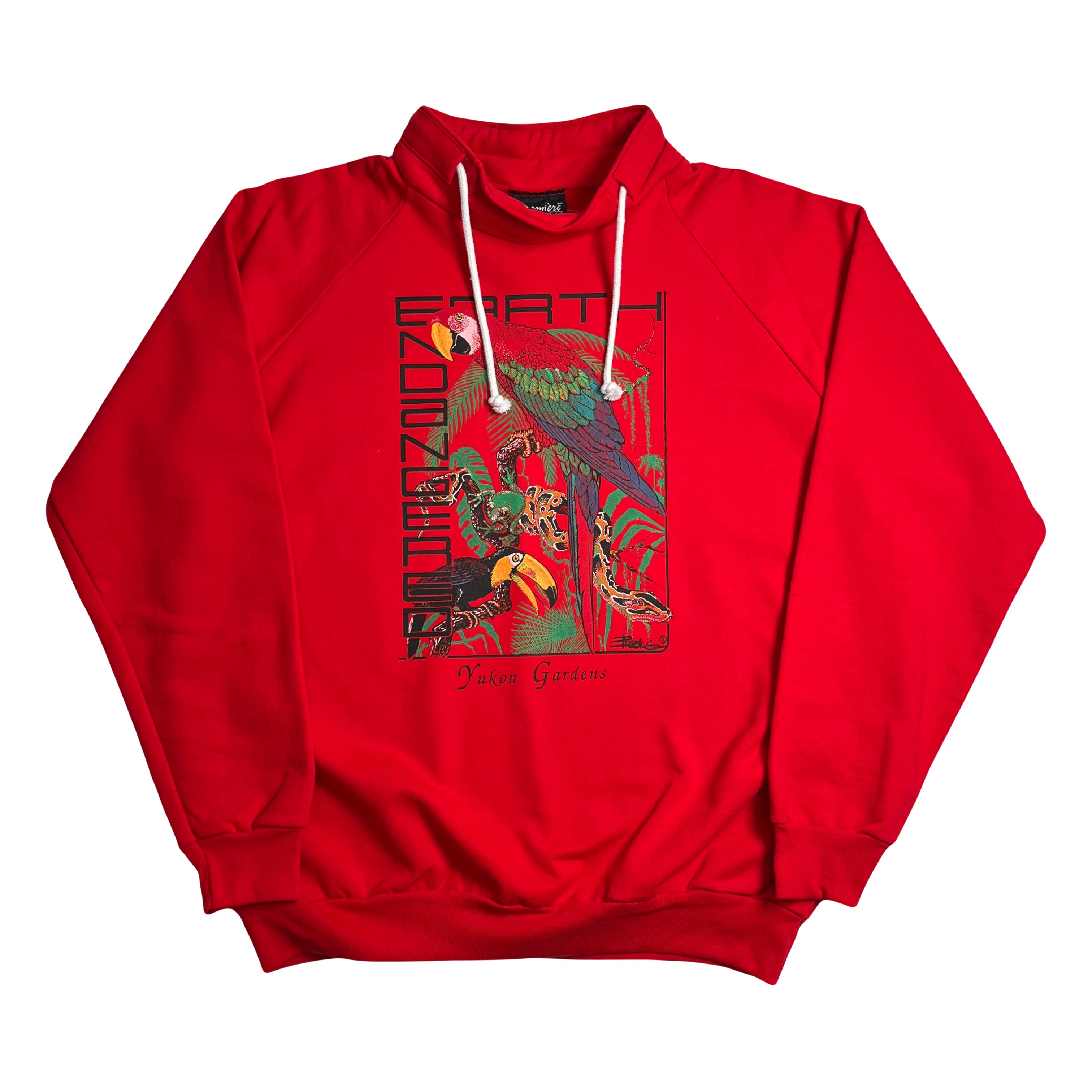 Vintage Endangered Earth Nature Sweatshirt XL