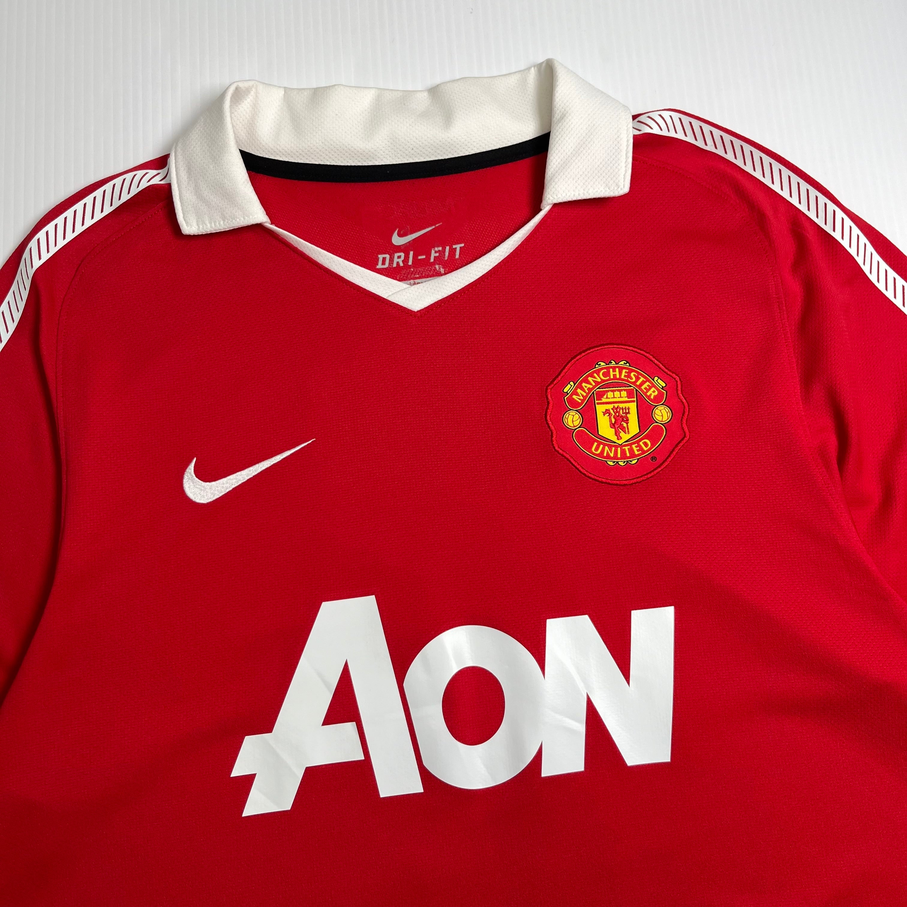 2010-11 Nike Manchester United Ryan Giggs Home Kit L