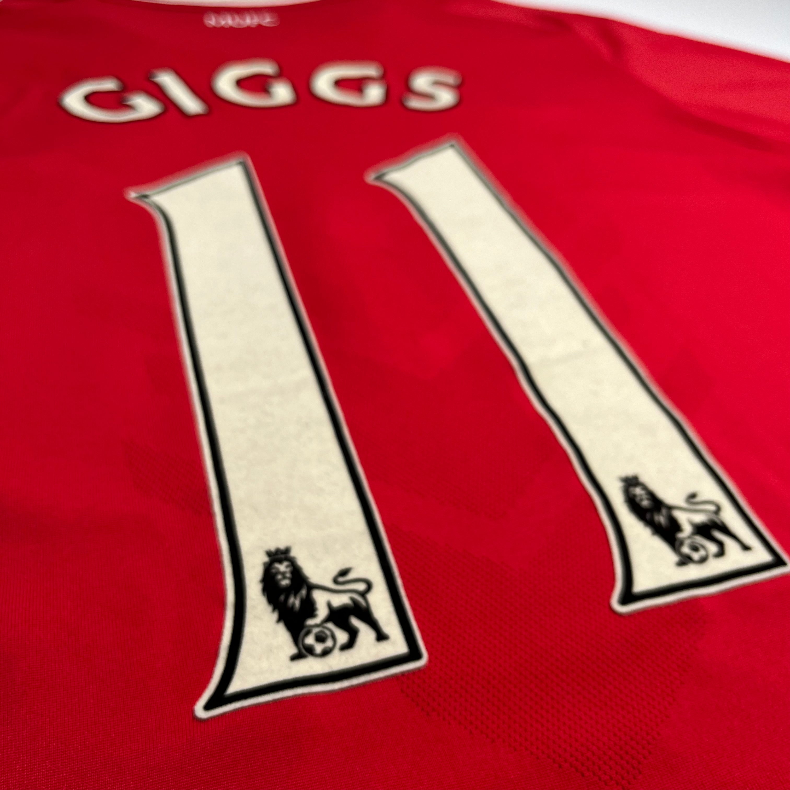 2010-11 Nike Manchester United Ryan Giggs Home Kit L