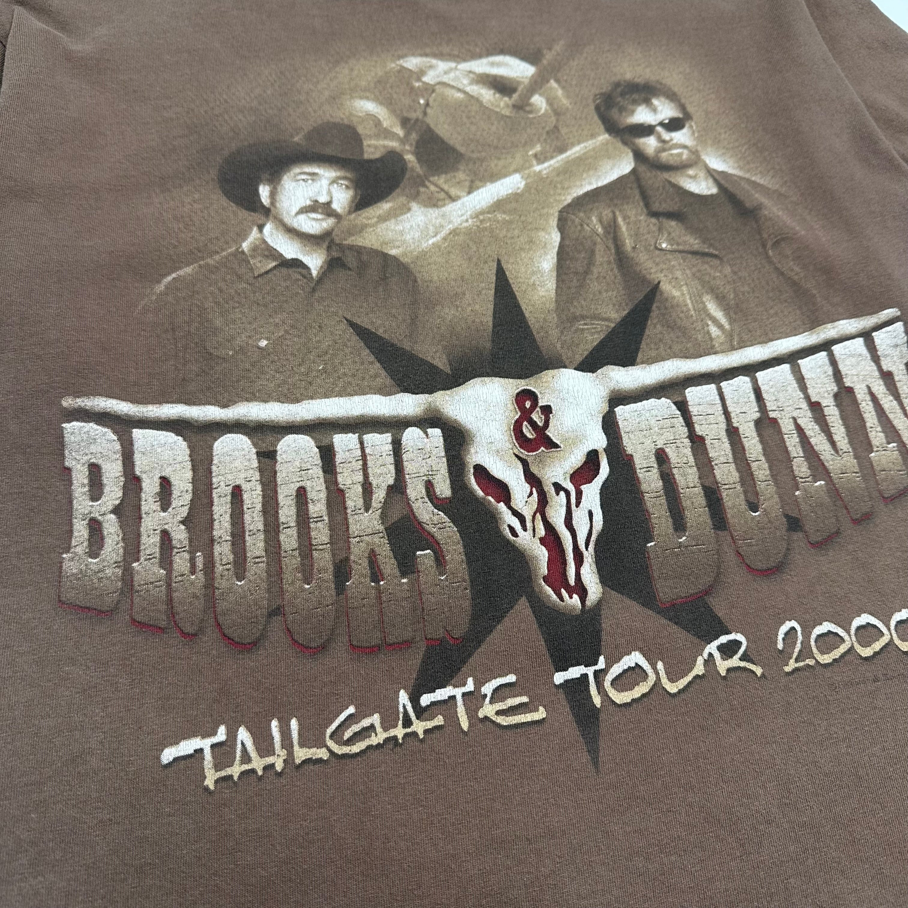 2000 Brooks & Dunn Tailgate Tour Tee M