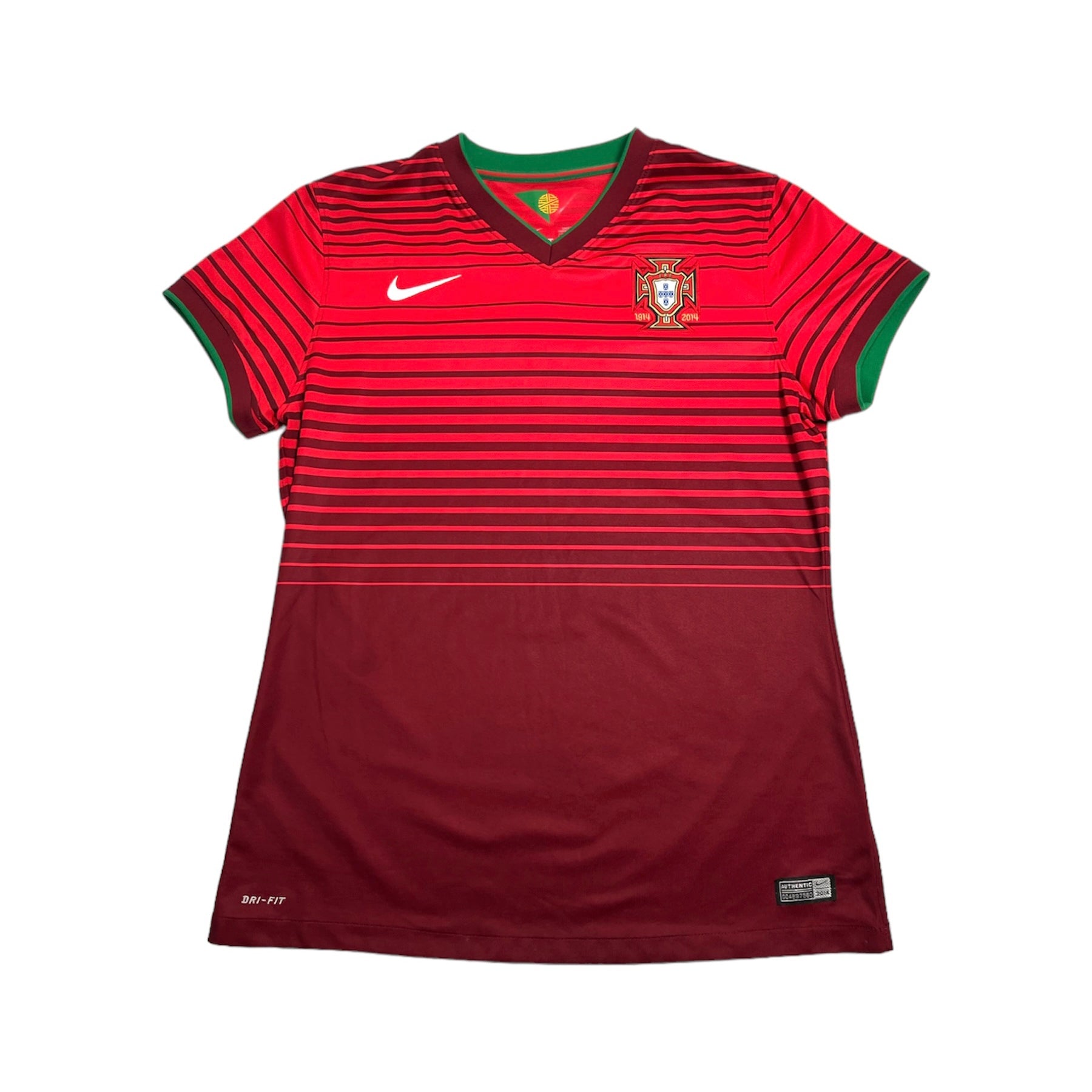 2014 Portugal Nike Home Jersey Women's L