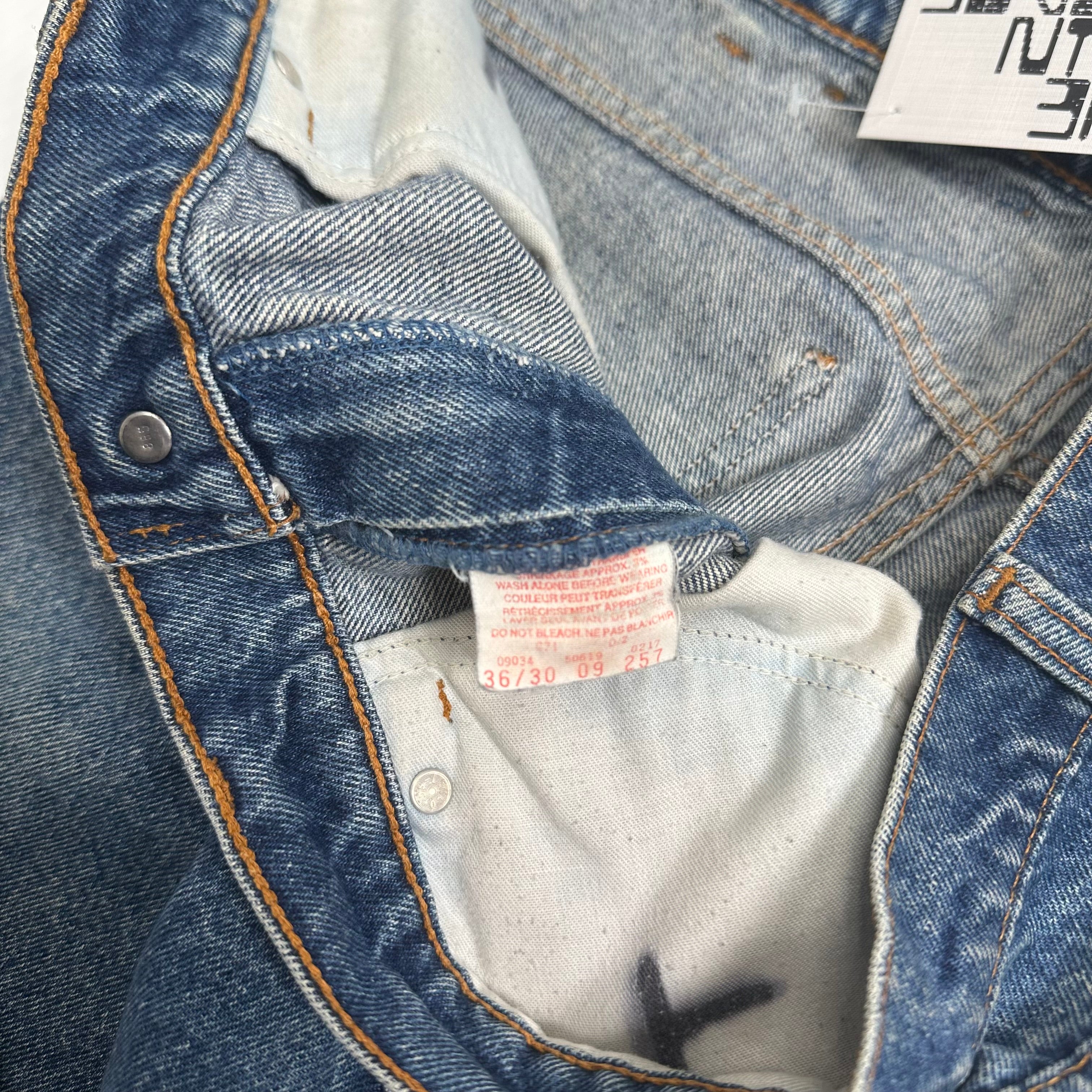 Vintage Levi's 619 Orange Tab Medium Wash Denim 36