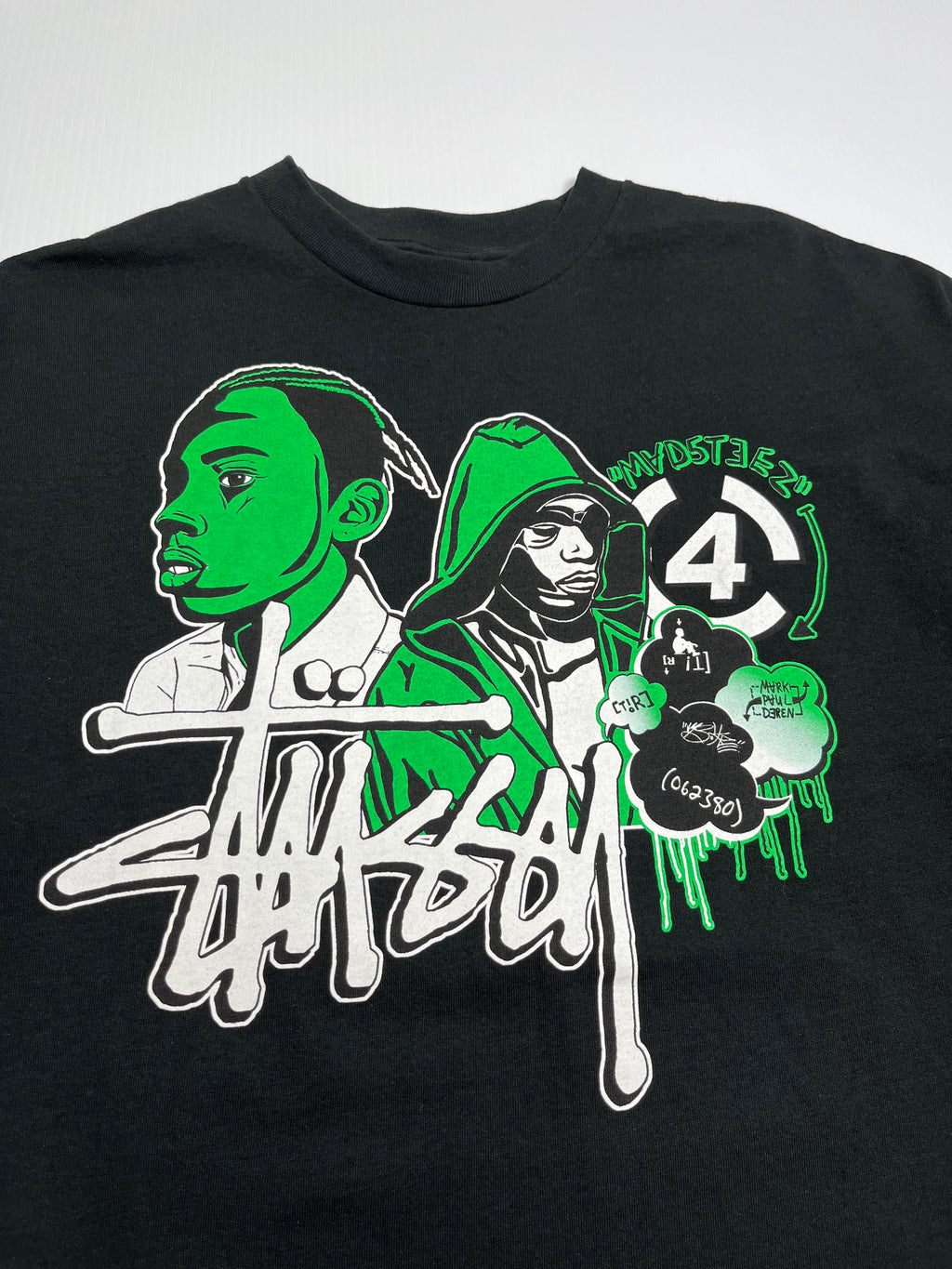 Stüssy Mad5teez Mark Paul Deren Graphic Tee L