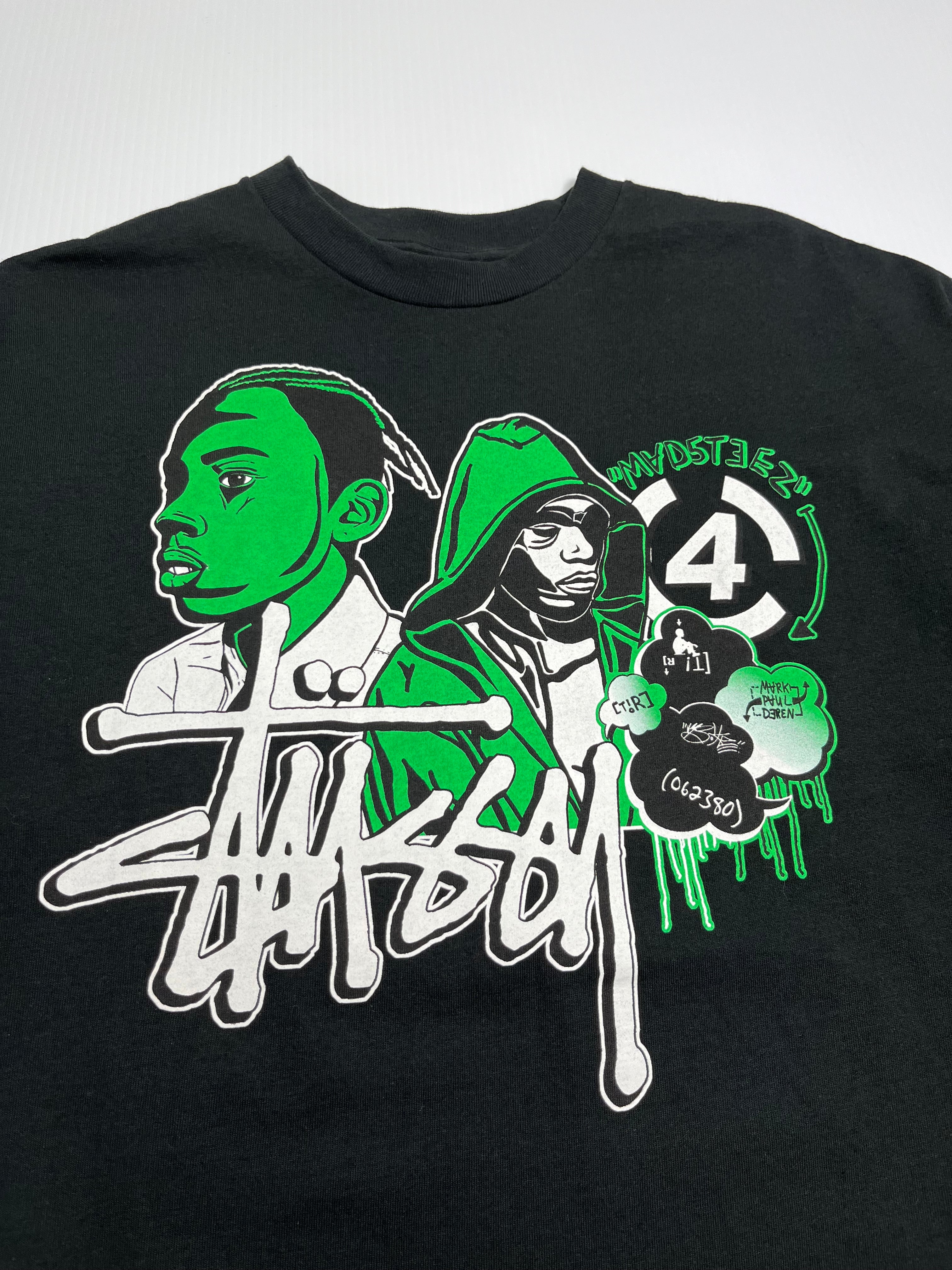 Stüssy Mad5teez Mark Paul Deren Graphic Tee L