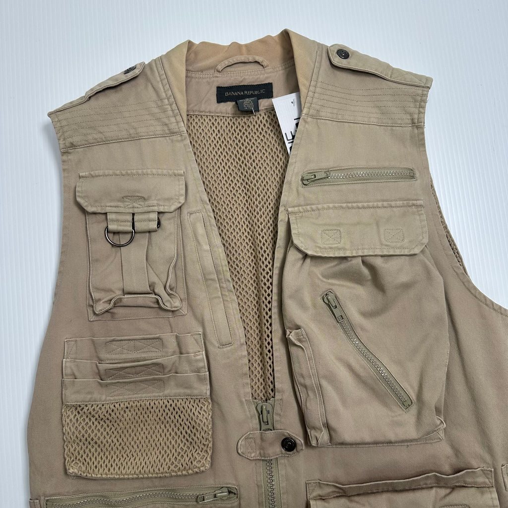 Vintage Banana Republic Fishing Tactical Vest M