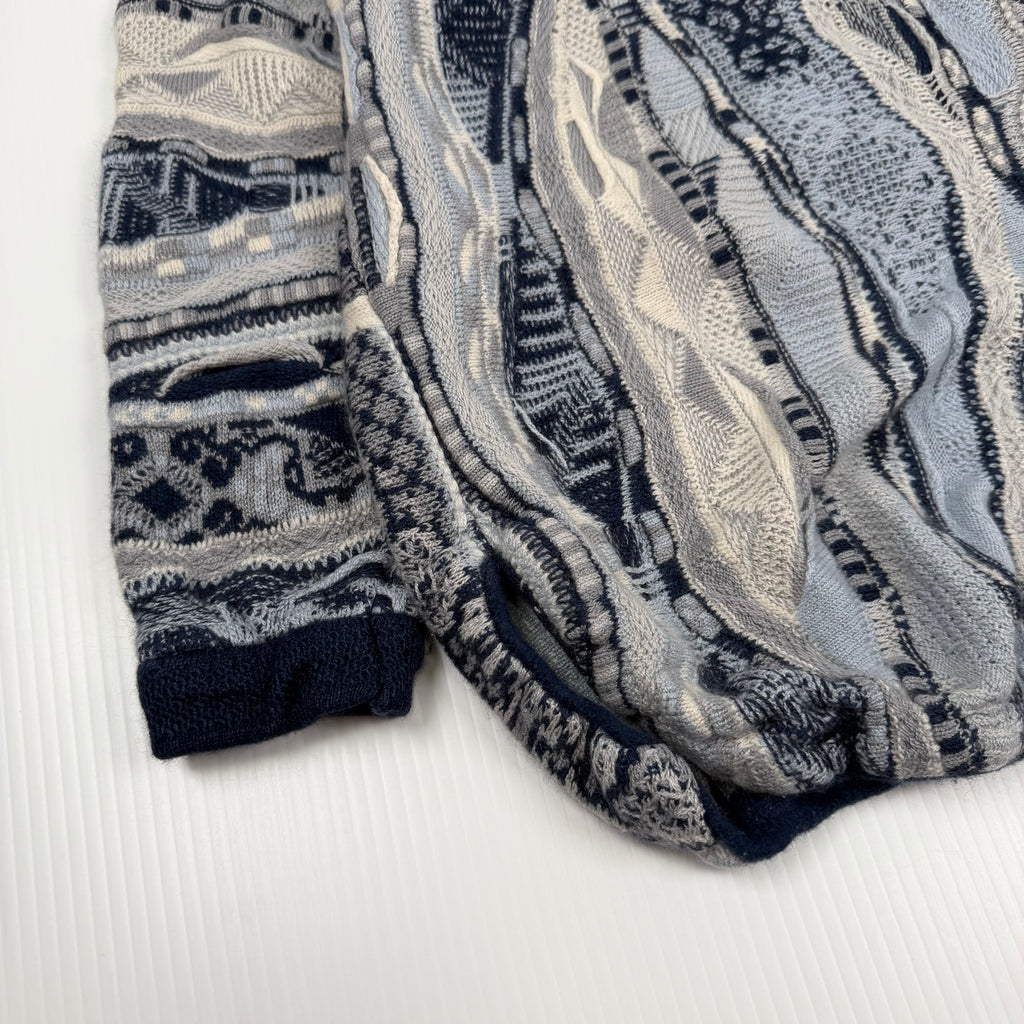 Vintage Coogi 3D Knit Pattern Sweater S