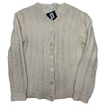 Vintage Cable Knit Cardigan L