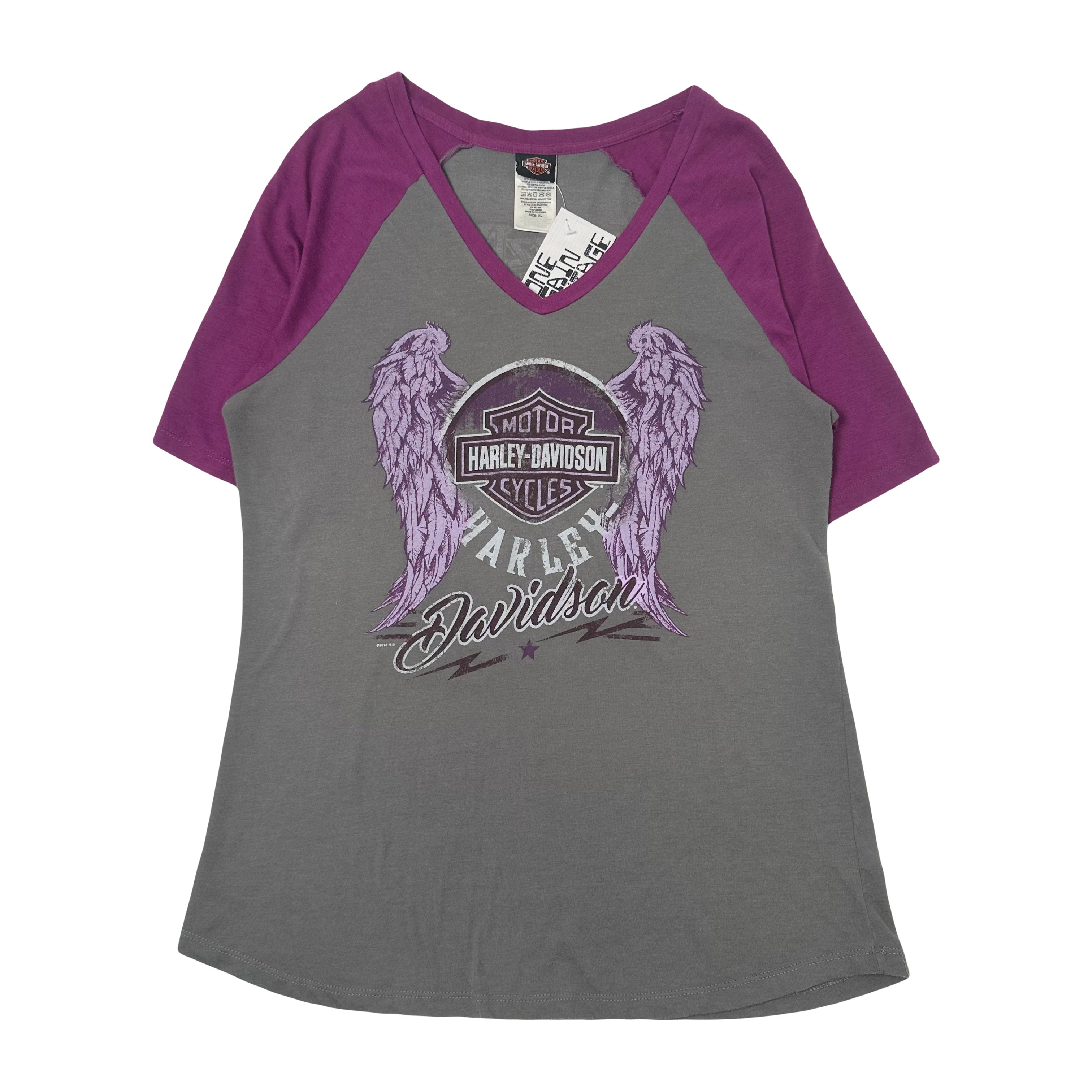 Harley Davidson Montana Raglan Tee Women's XL