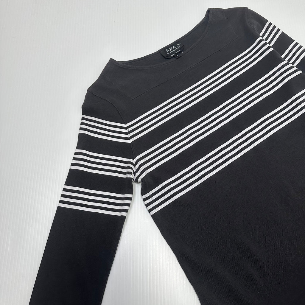 A.P.C. Rue Madame Paris Striped Dress S