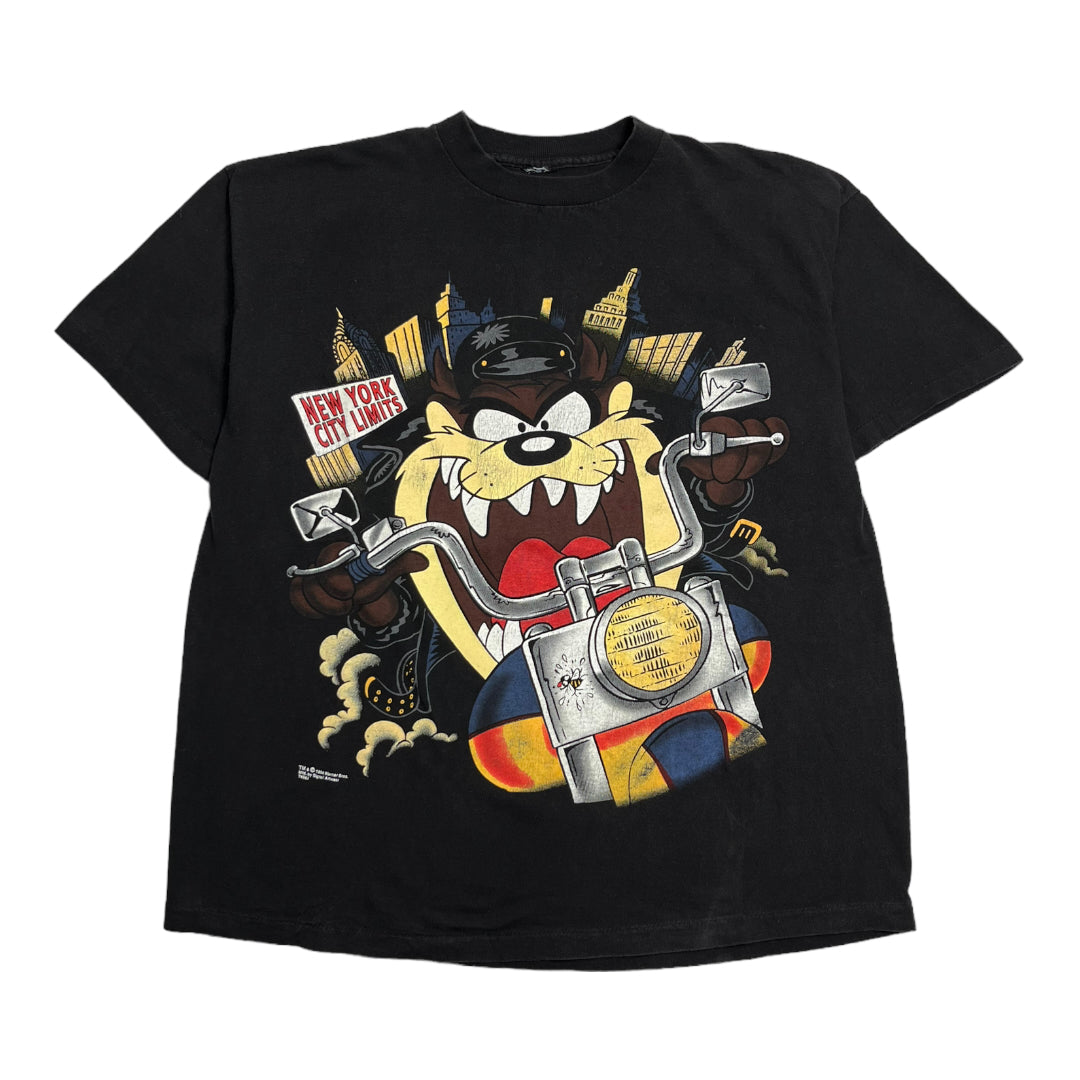 1994 Warner Bros. Tasmanian Devil Biker Tee L