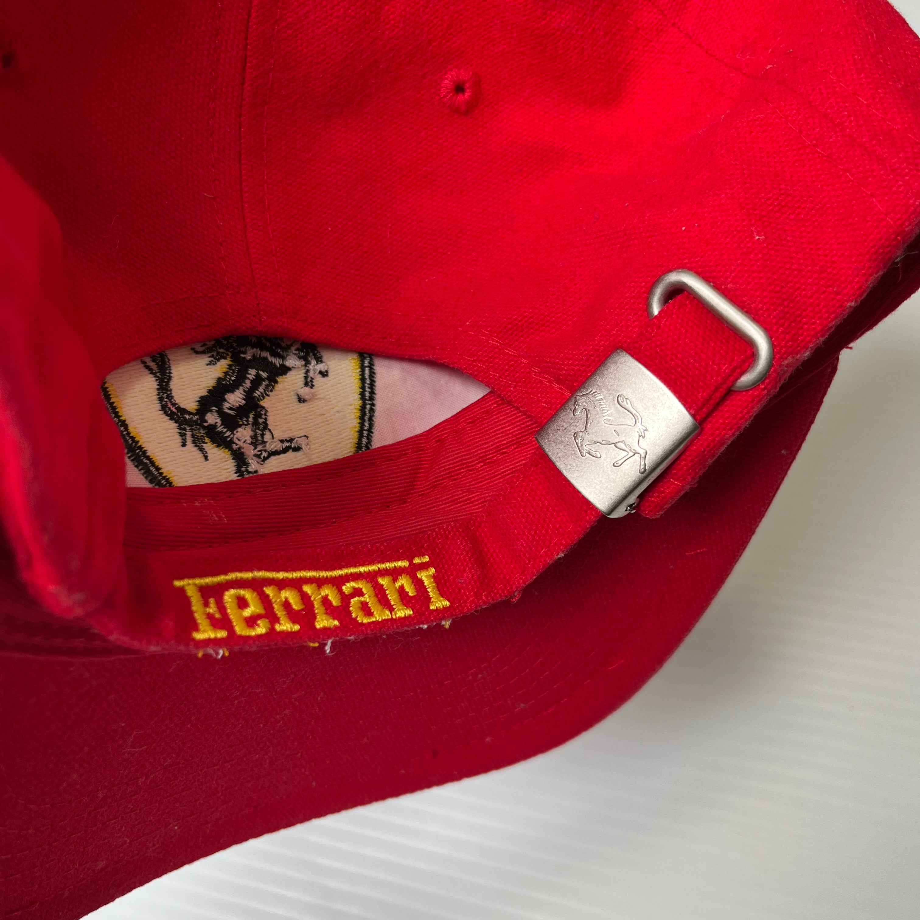 1999 Ferrari Big Logo Strapback Hat