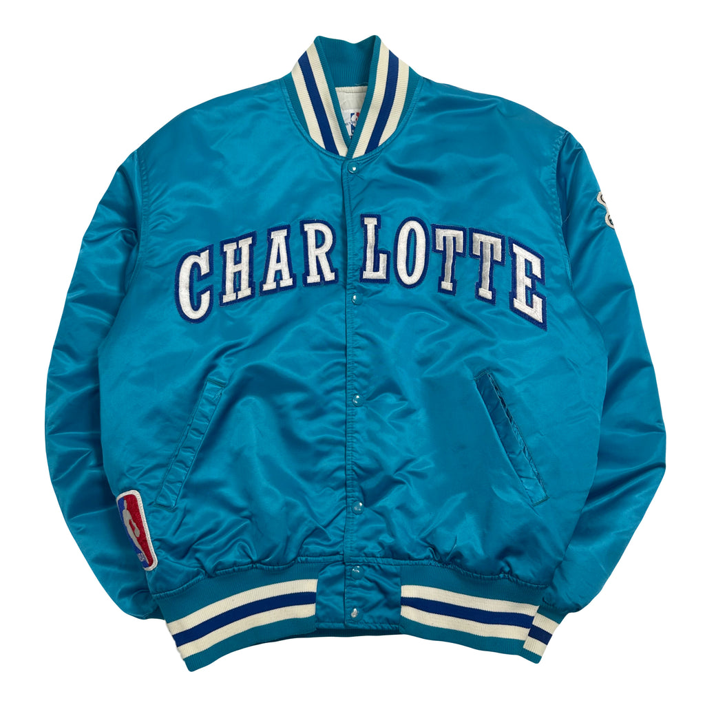 Vintage Starter Charlotte Hornets Satin Jacket XL