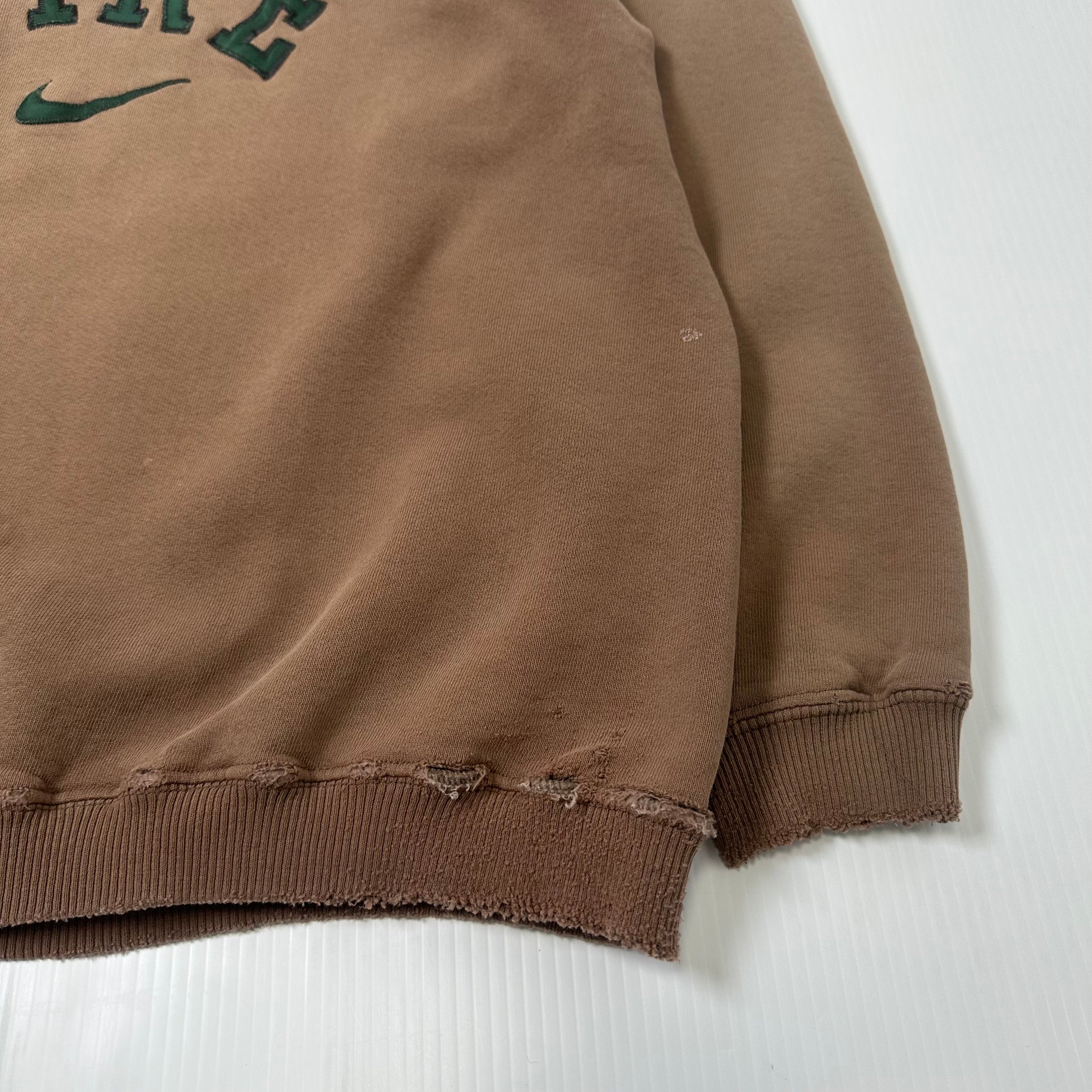 90s Nike Spellout Distressed Crewneck XL