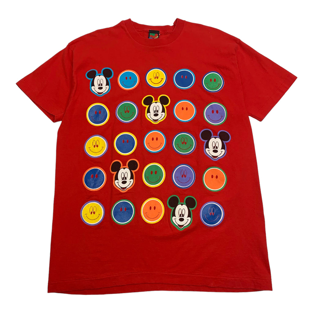 90s Mickey Mouse Smiley Tee XL