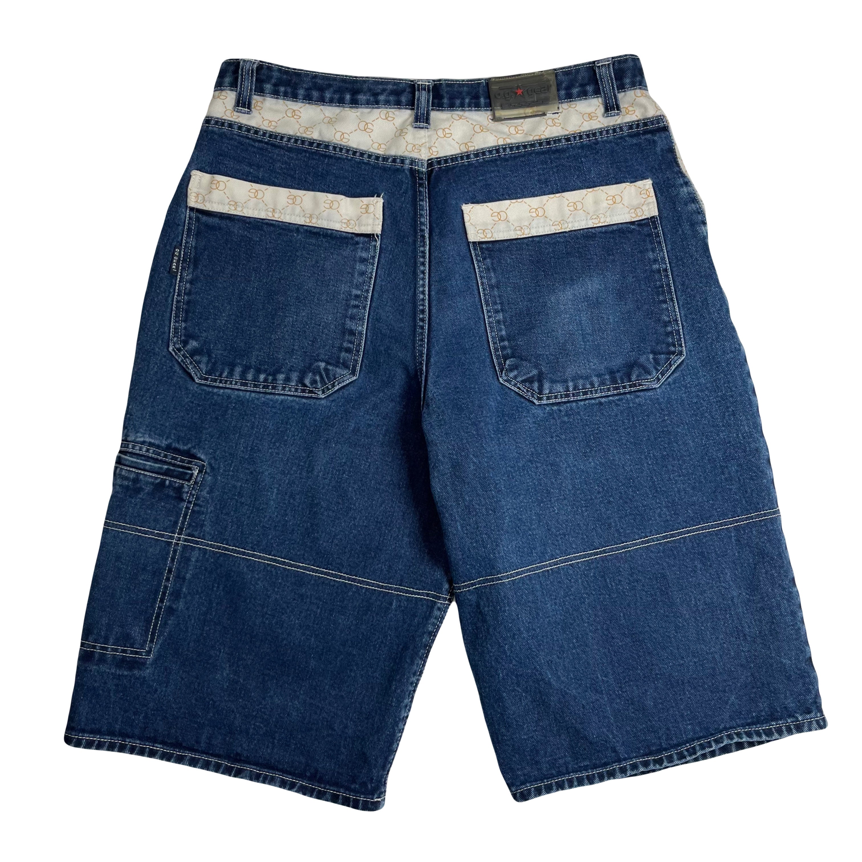 Y2K O.G. Gear USA Baggy Denim Shorts 34