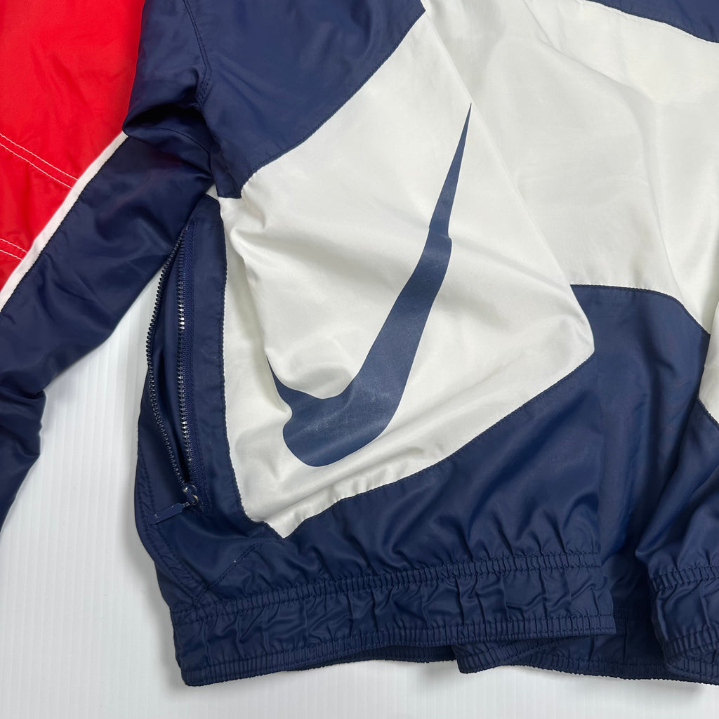 90s Nike Swoosh Full Zip Light Jacket L