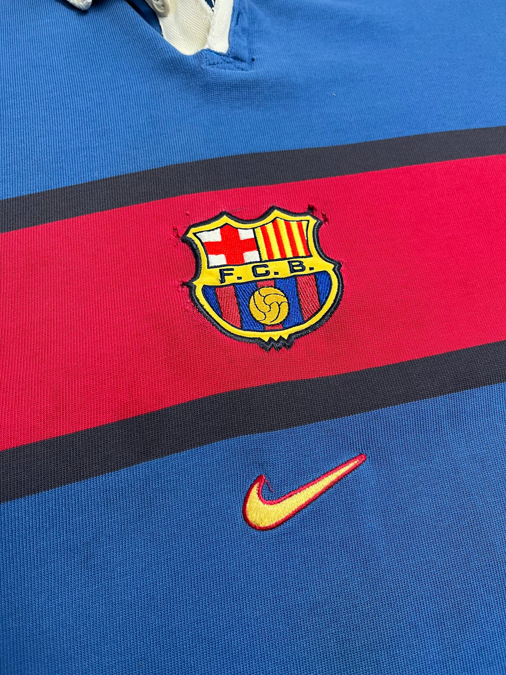 Vintage Nike Barcelona Rugby Shirt XXL