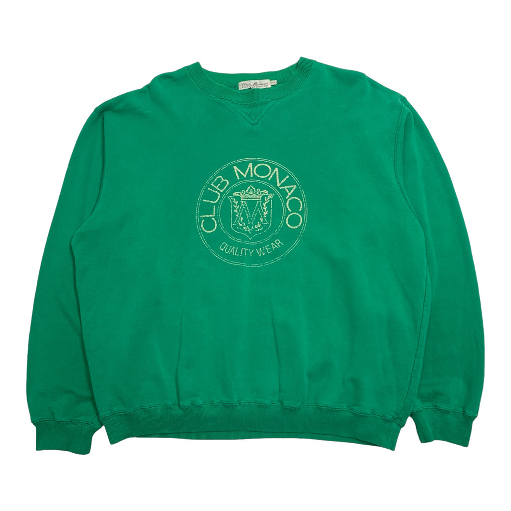 90s Green Club Monaco Crewneck L