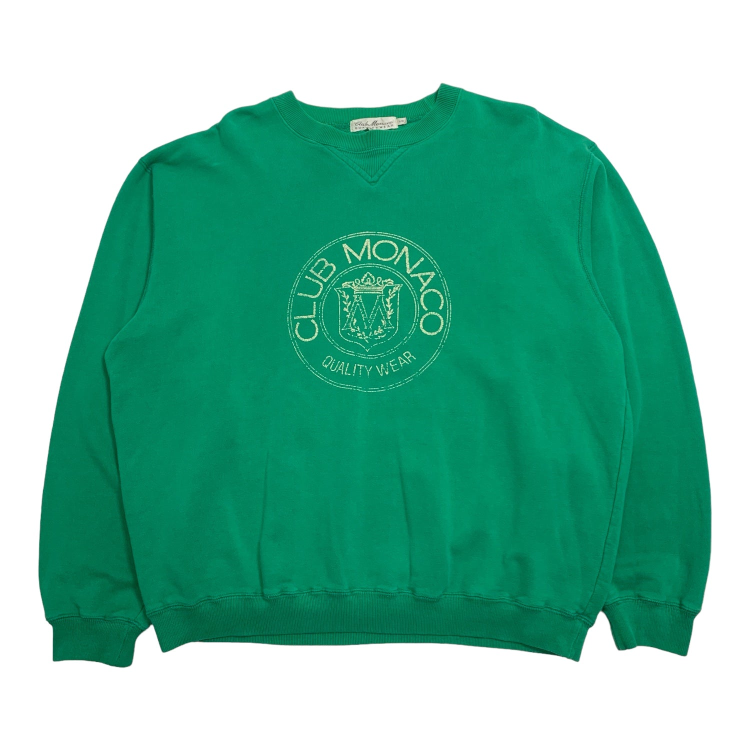 90s Green Club Monaco Crewneck L
