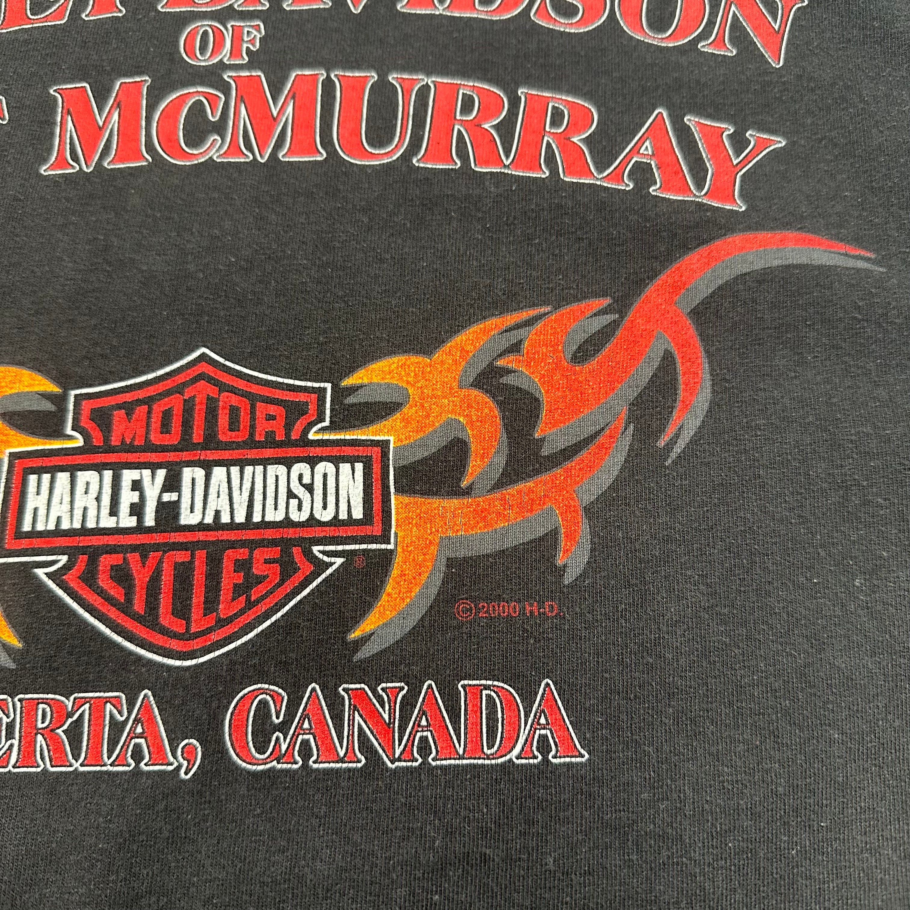 2000 Harley Davidson Alberta Canada Polar Bear Tee XL
