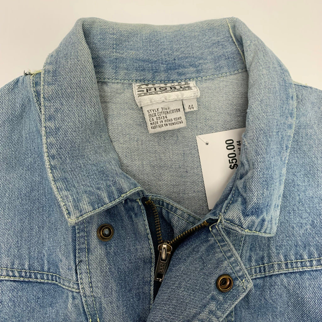 Fiori Denim Jacket L