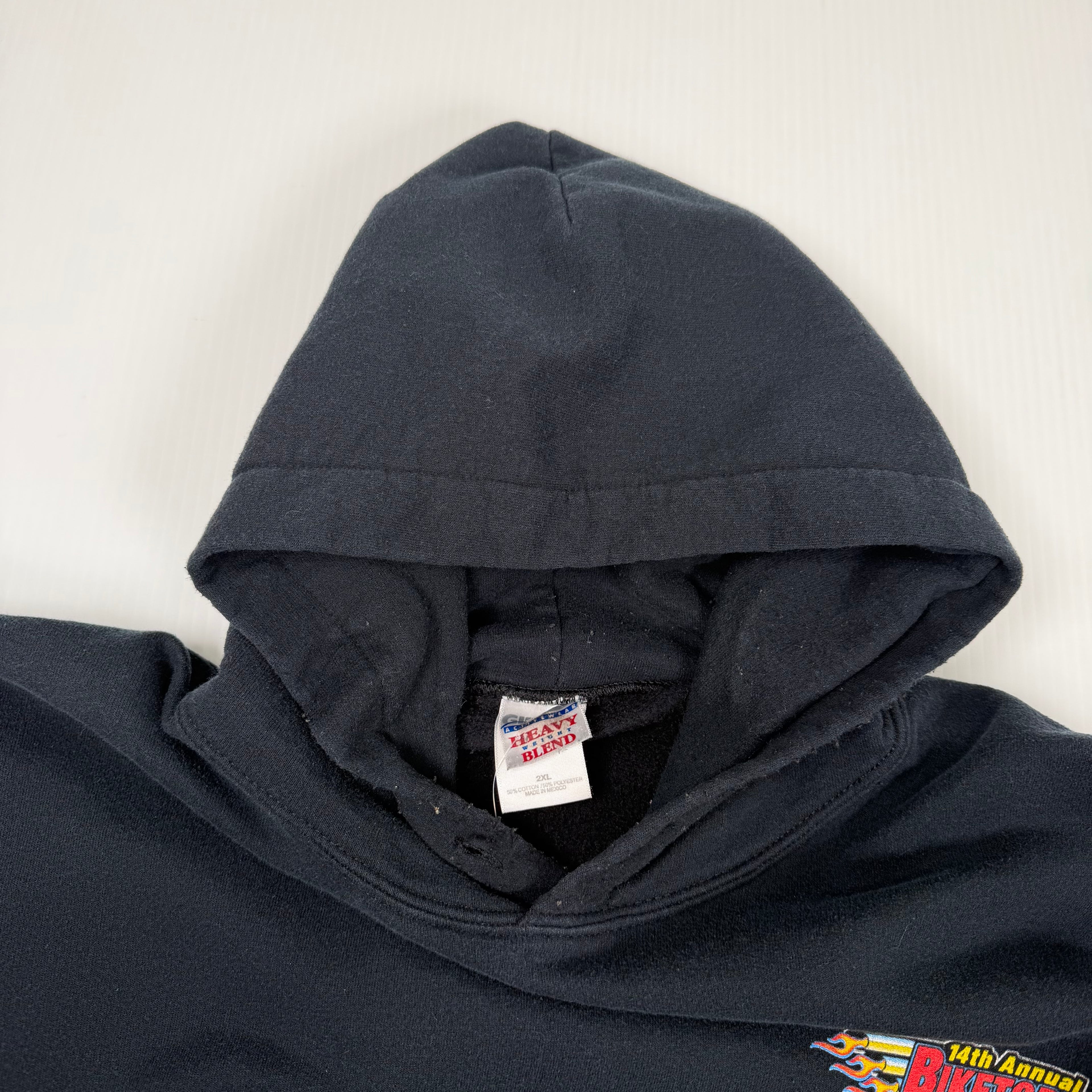 2006 Biketoberfest Daytona Beach Flames Hoodie XXL