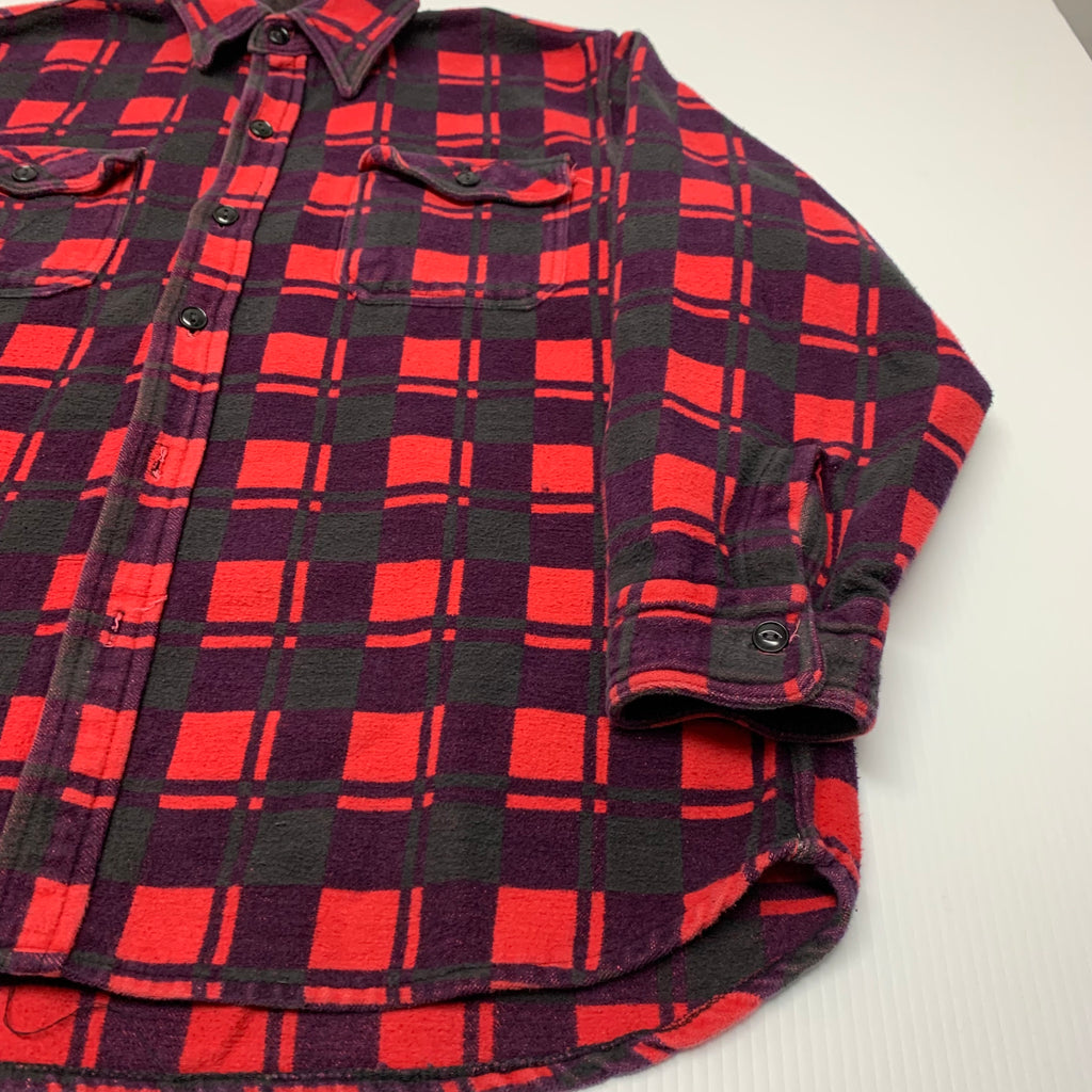 Vintage Champion Plaid Flannel M