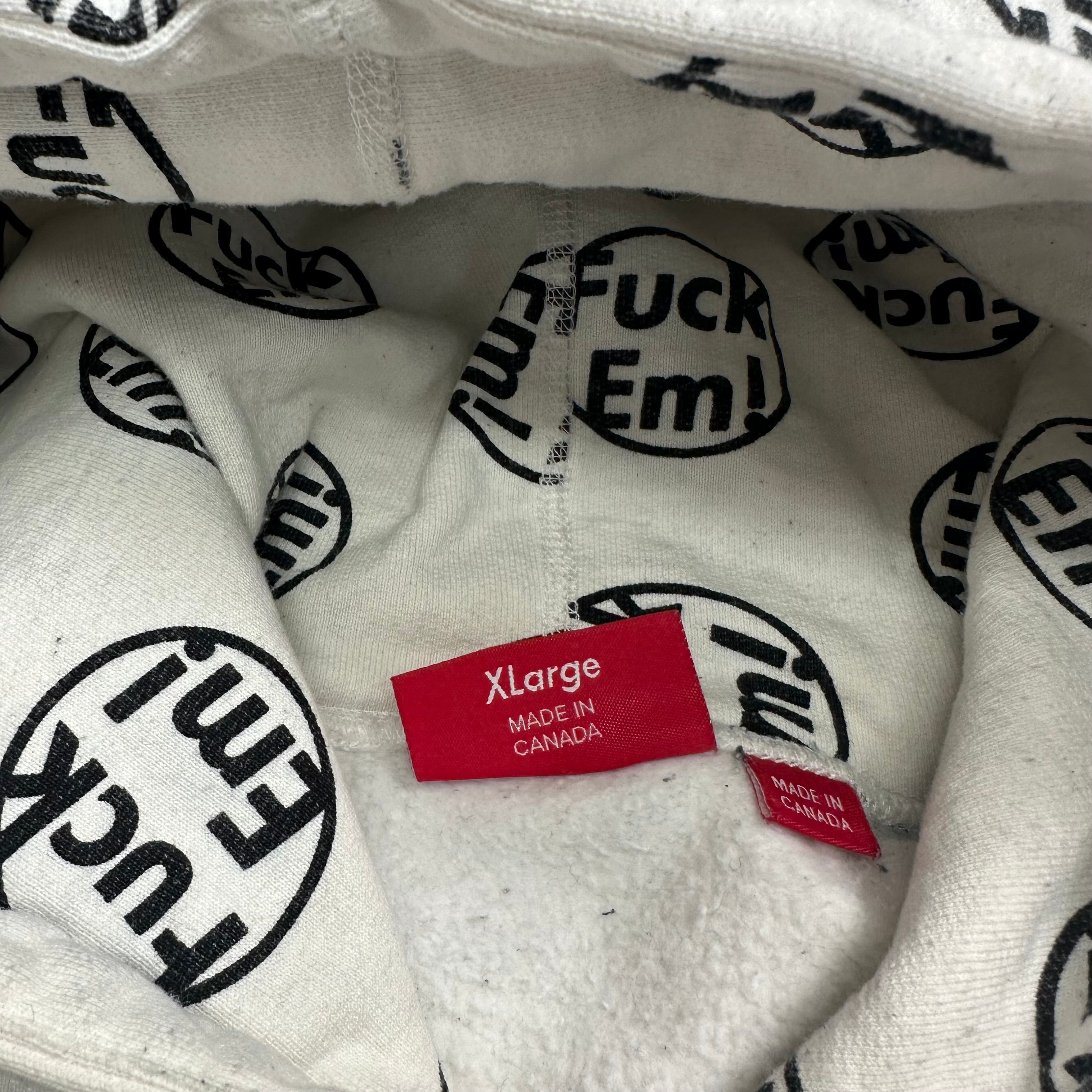 Supreme F*** Em! AOP Graphic Hoodie XL