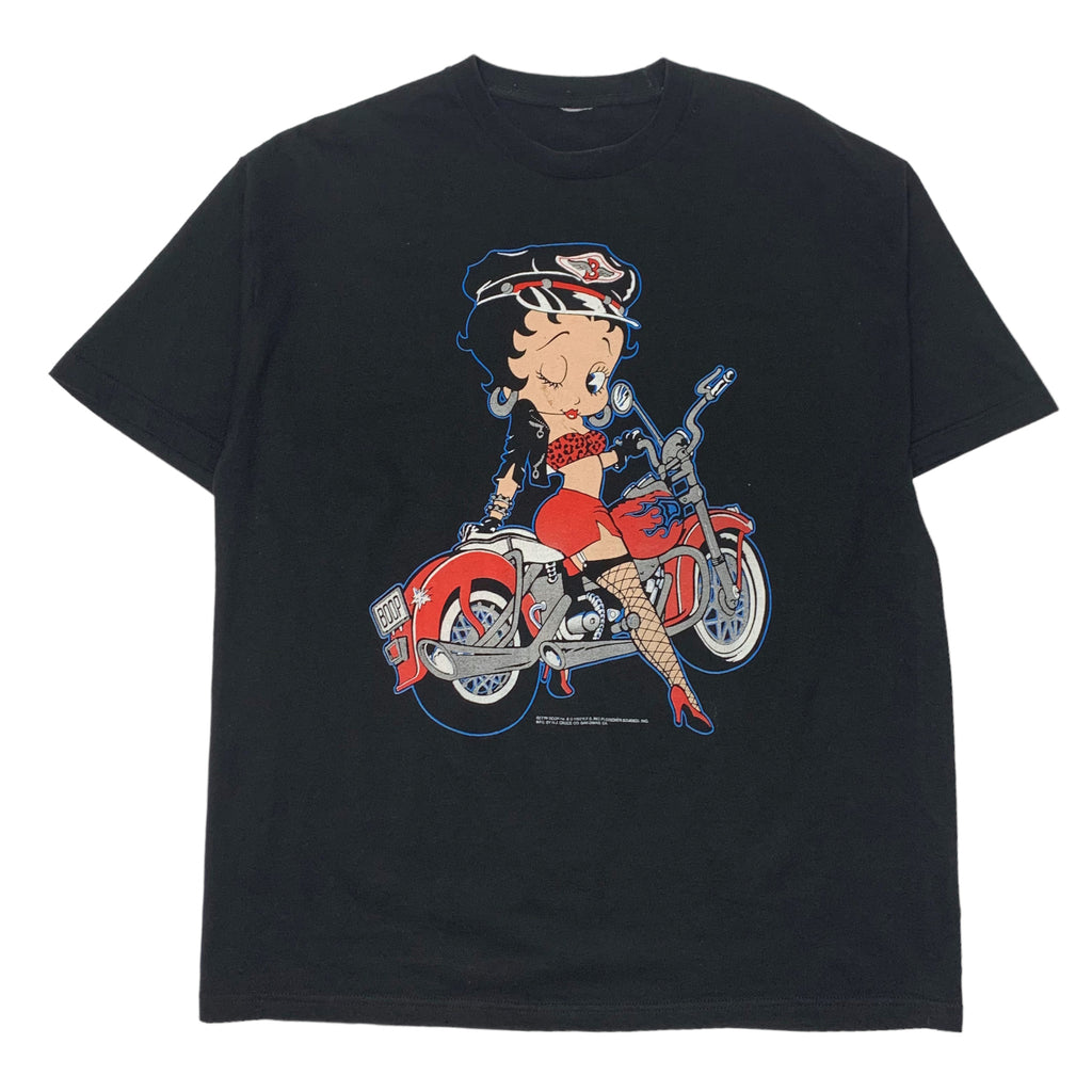 Vintage Betty Boop Biker Tee XL