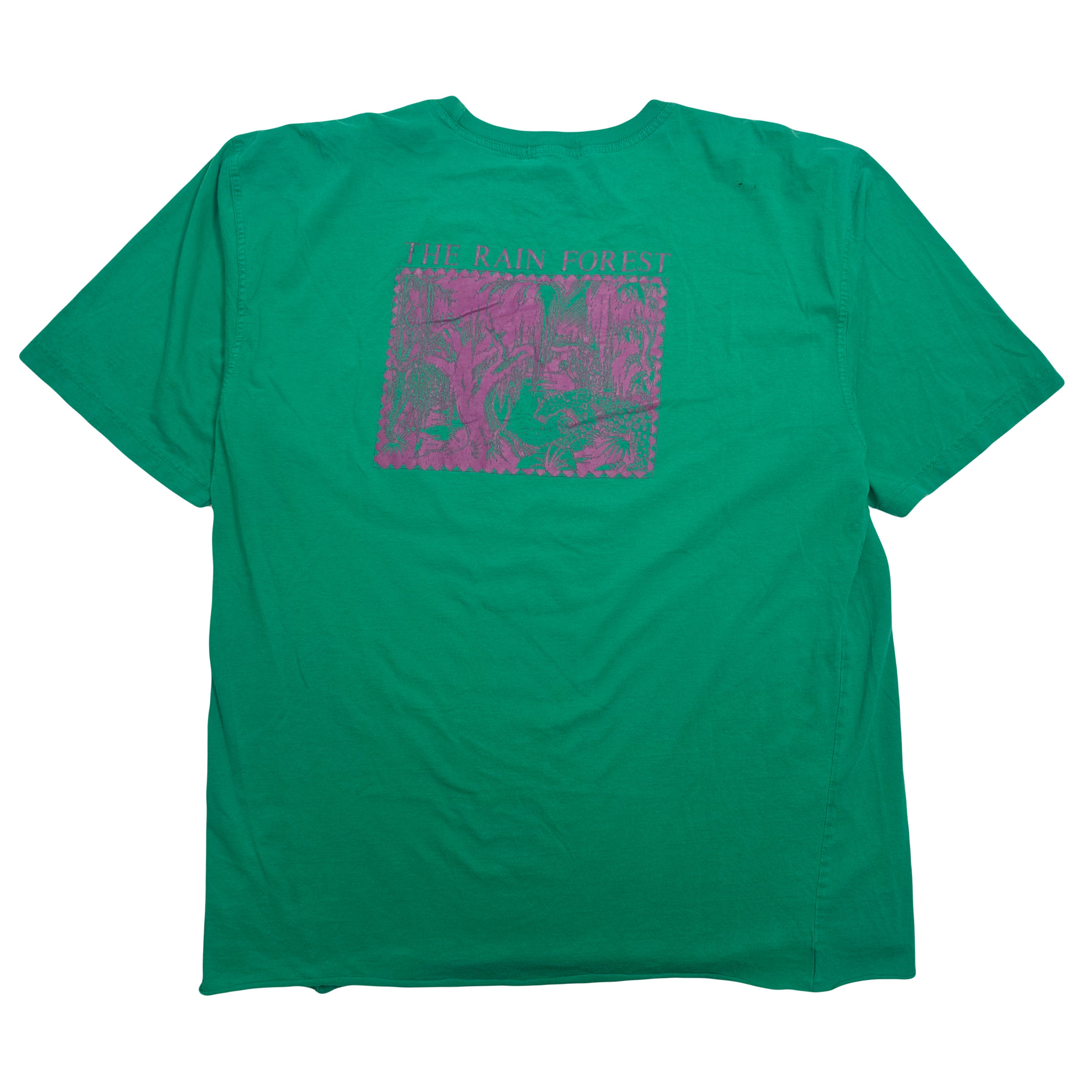 Vintage Nautica Wildlife Discovery Rainforest Tee Cropped XL