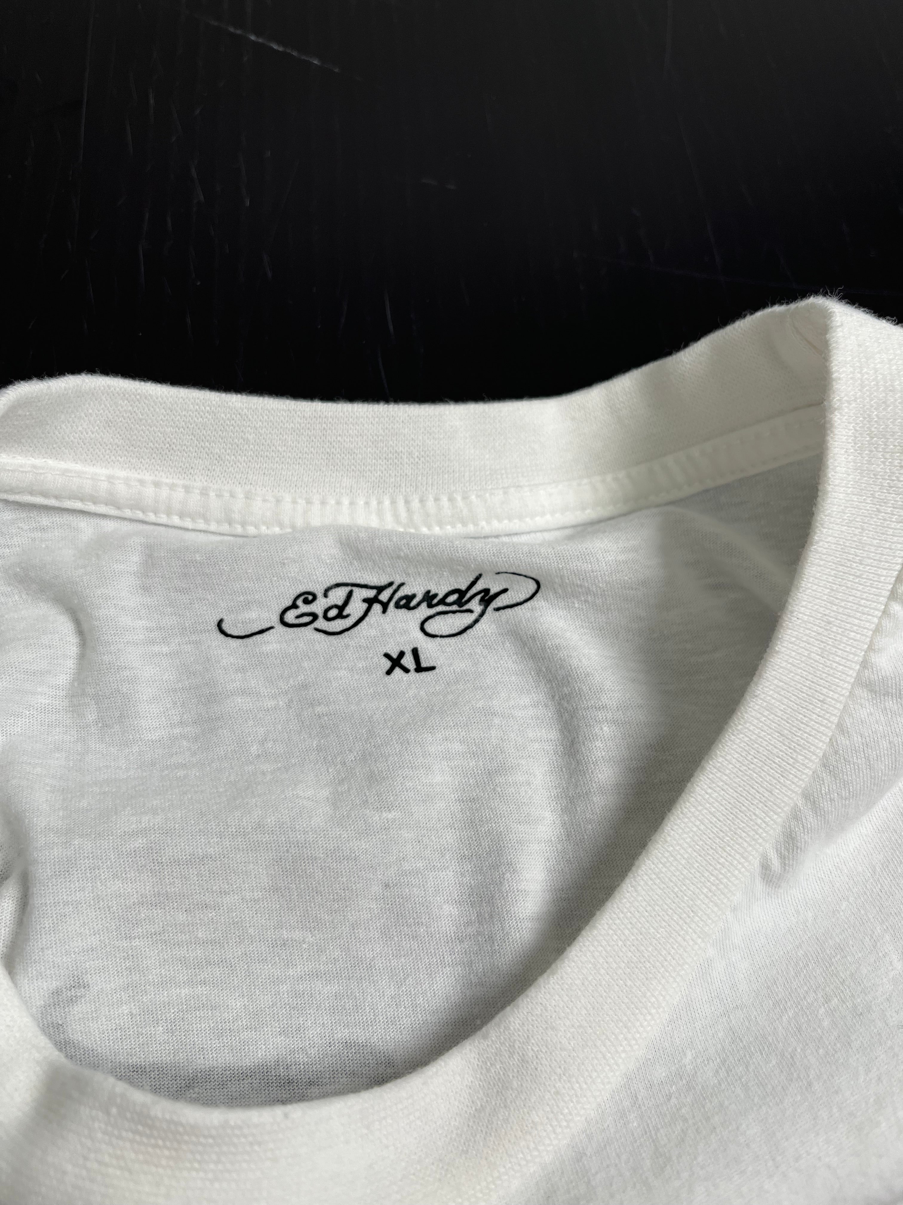 Y2K Ed Hardy Graphic Tee XL