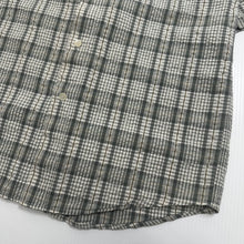 Load image into Gallery viewer, Ascot Lei Plaid Short Sleeve Button Up Shirt M
