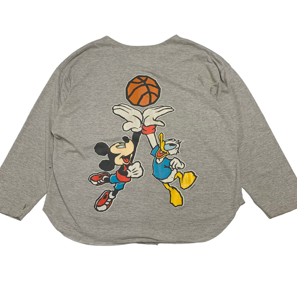 Vintage Mickey Basketball Henley M